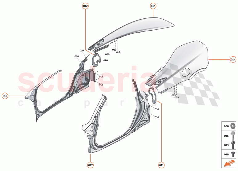 5 - PANELS - 5.2 - BODYSIDE BONDED of McLaren McLaren 600LT Spider
