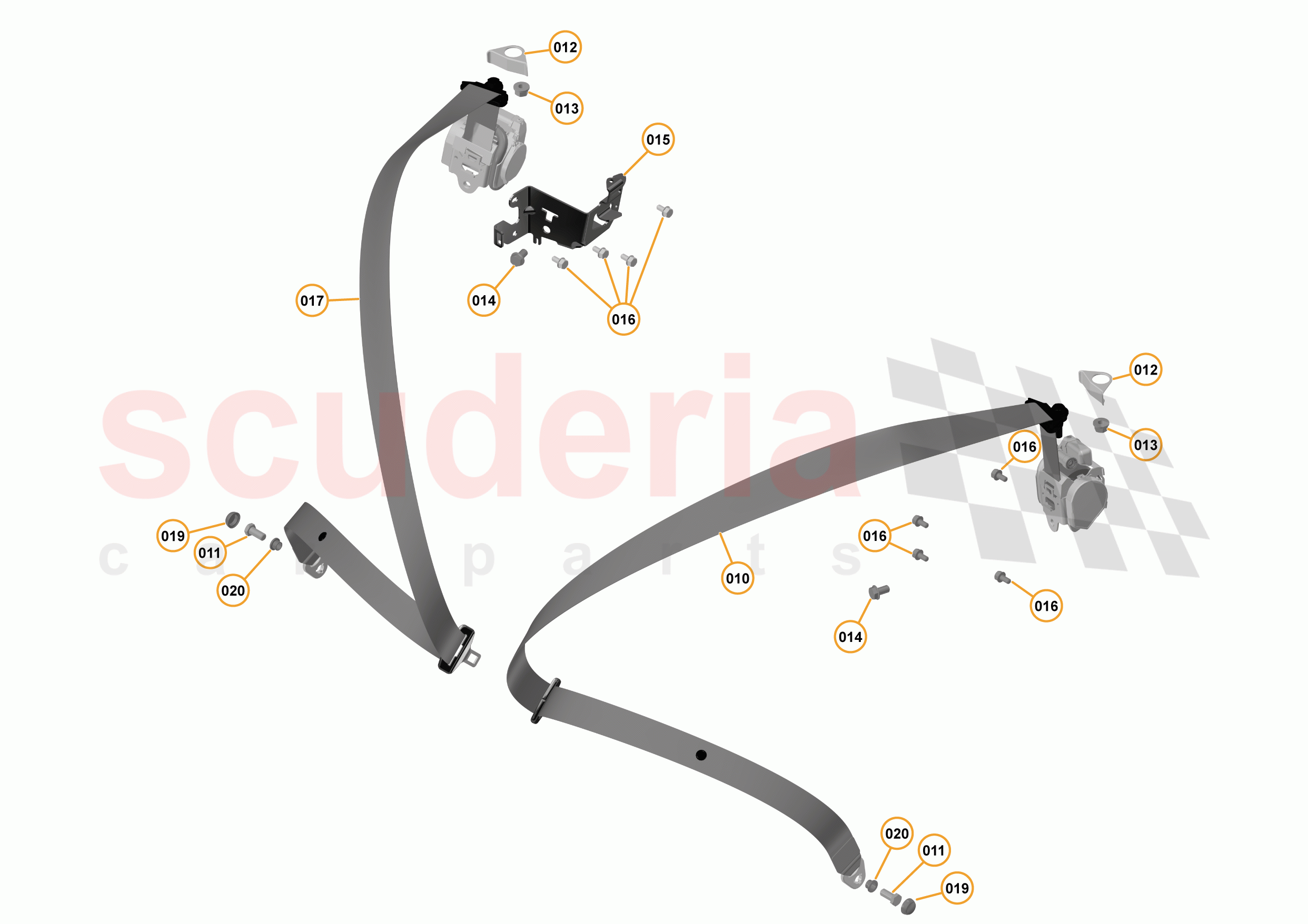 48 - INTERIOR RESTRAINTS - 48.3 - SEATBELTS of McLaren McLaren 570GT