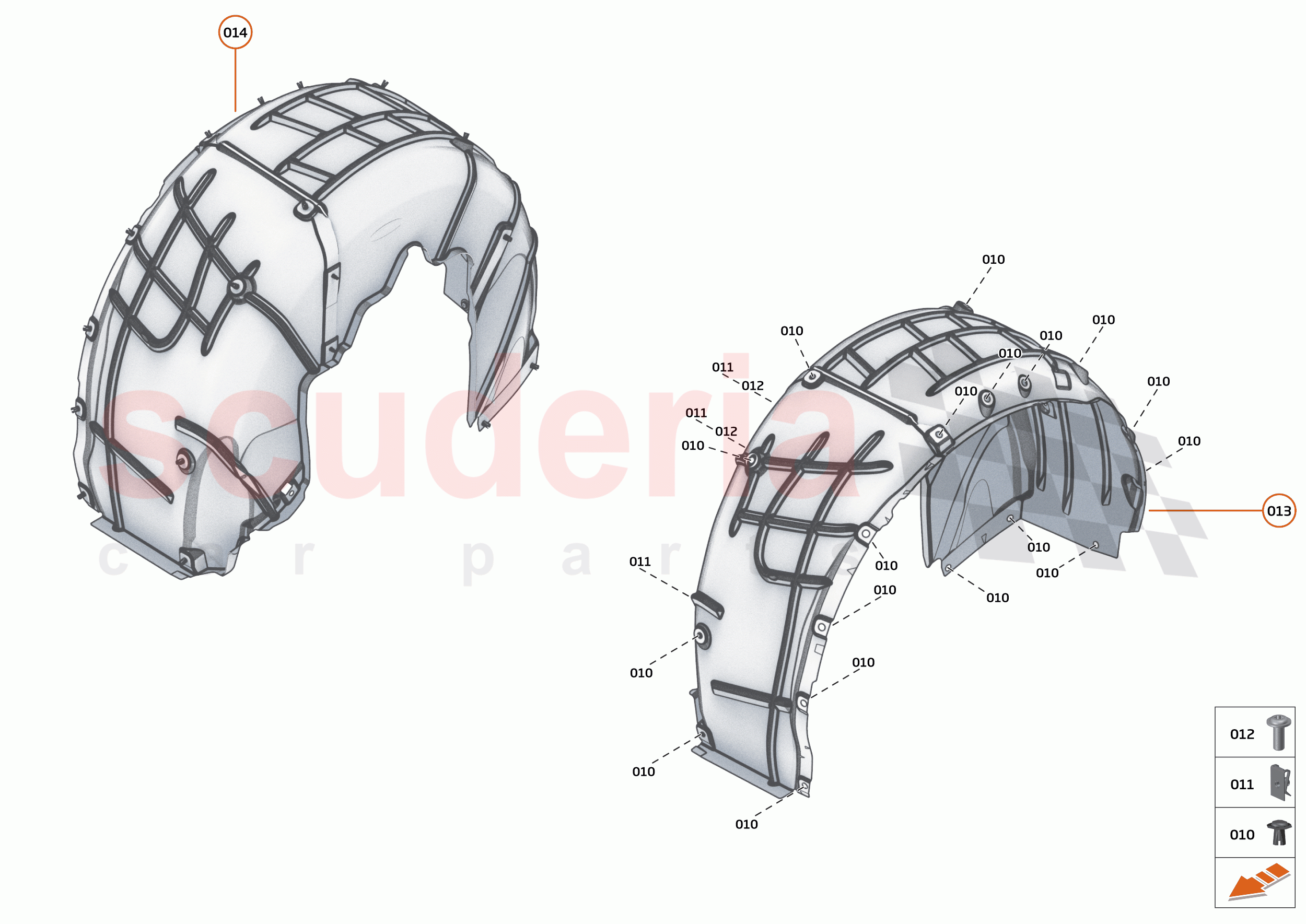 17 - LINERS AND NVH - 17.2 - REAR WHEELARCH LINERS of McLaren McLaren Artura
