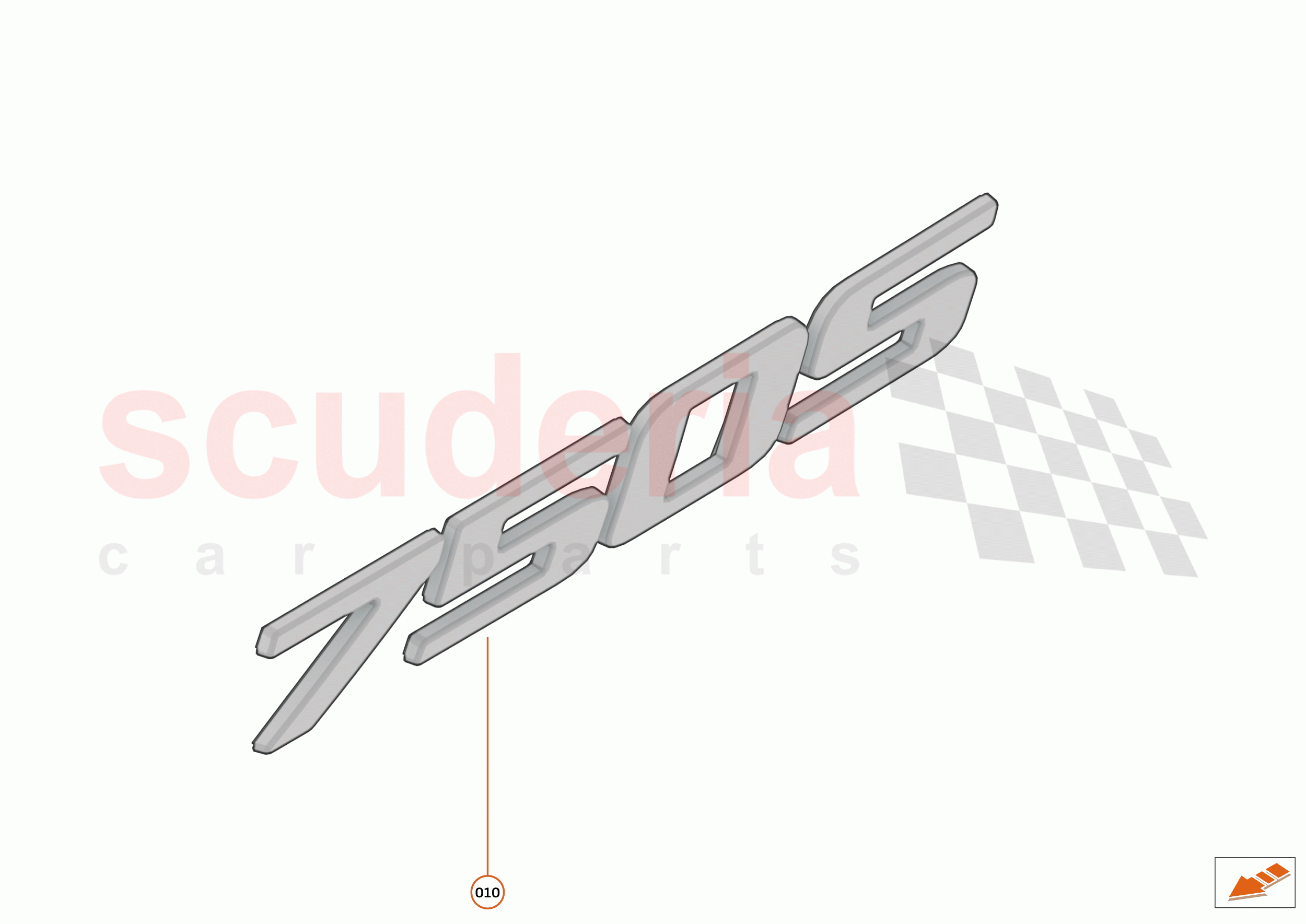 11 - EXTERIOR ORNAMENTATION - 11.3 - SIDE TRIM of McLaren McLaren 750S Spider