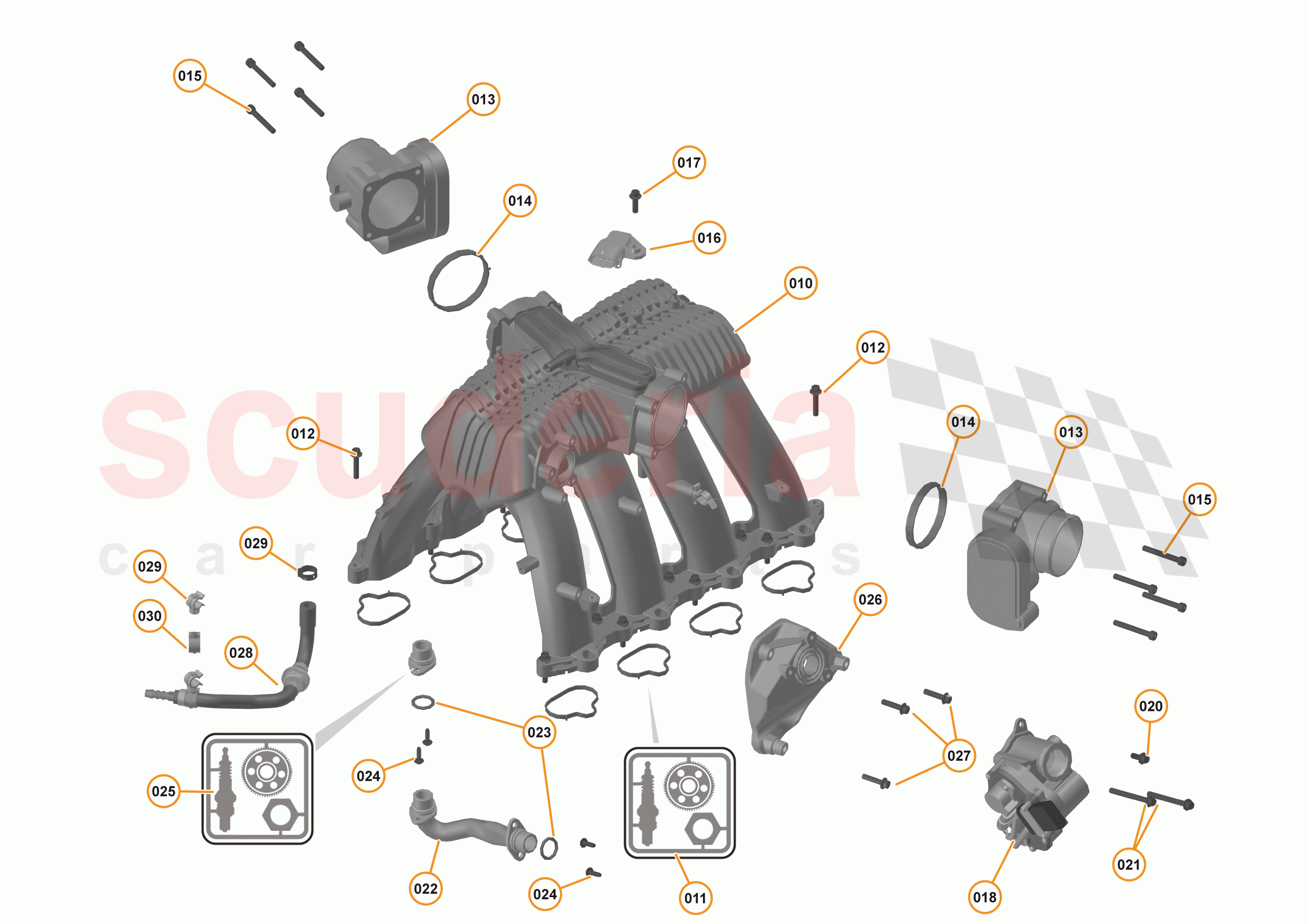 33 - ENGINE - 33.3 - INLET MANIFOLD of McLaren McLaren 570S Spider