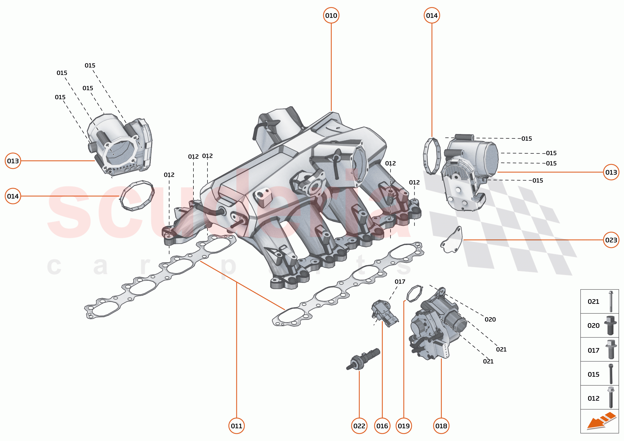 33 - ENGINE - 33.4 - INLET MANIFOLD of McLaren McLaren 720S Spider