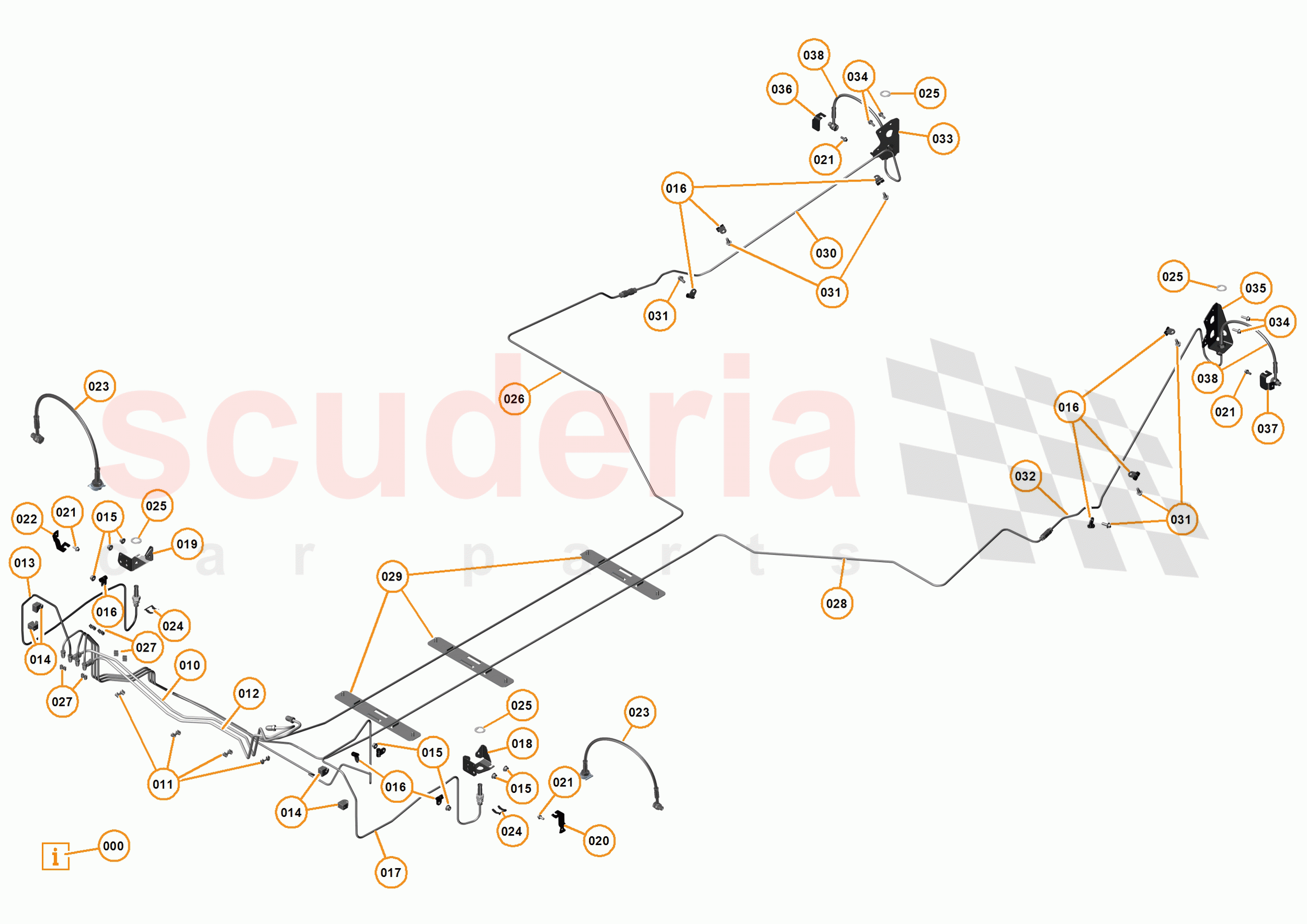 23 - BRAKES - SYSTEMS - 23.4 - BRAKE PIPES of McLaren McLaren P1 Coupe