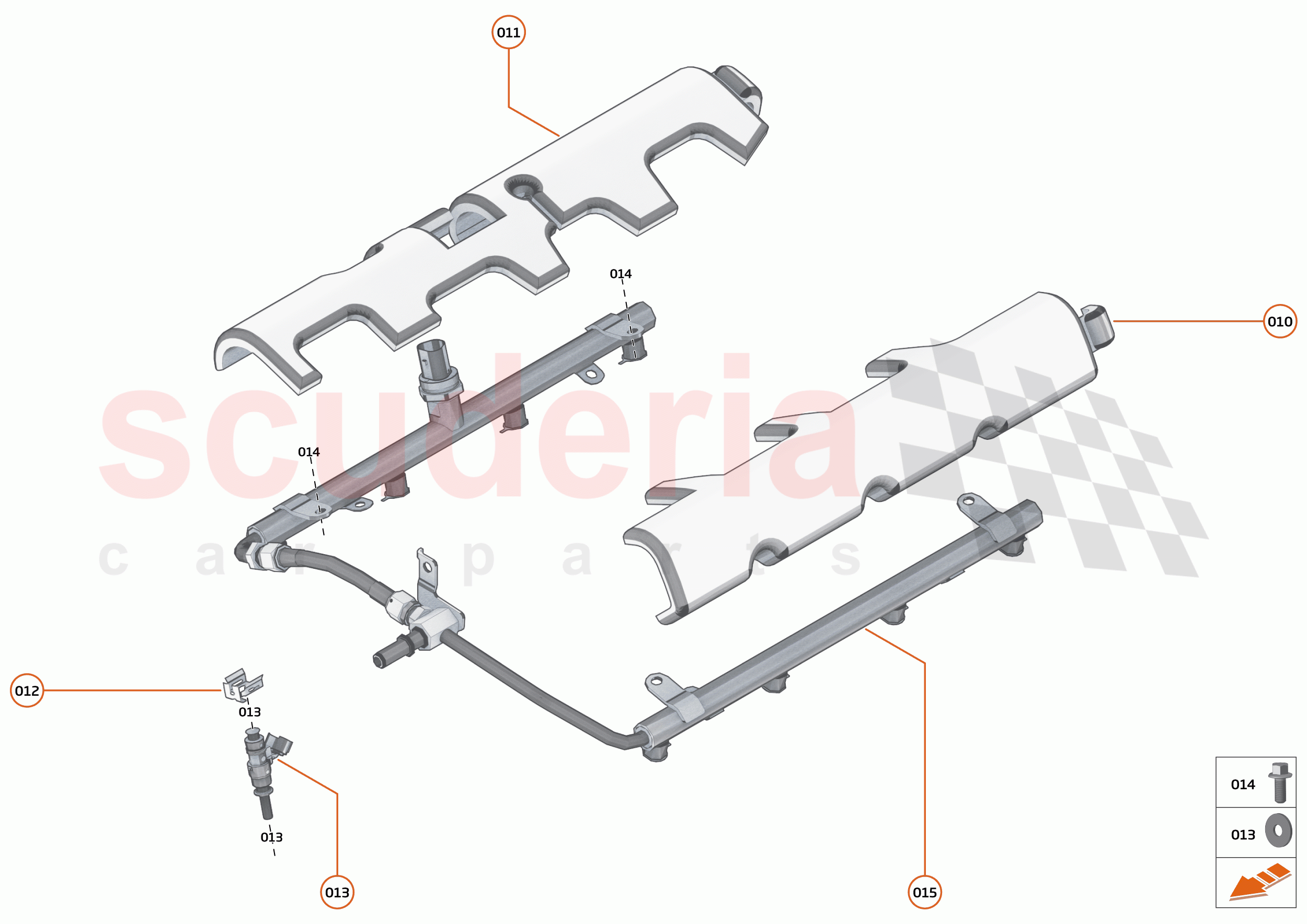 34 - ENGINE - 34.6 - FUEL RAIL & INJECTORS of McLaren McLaren 600LT Spider