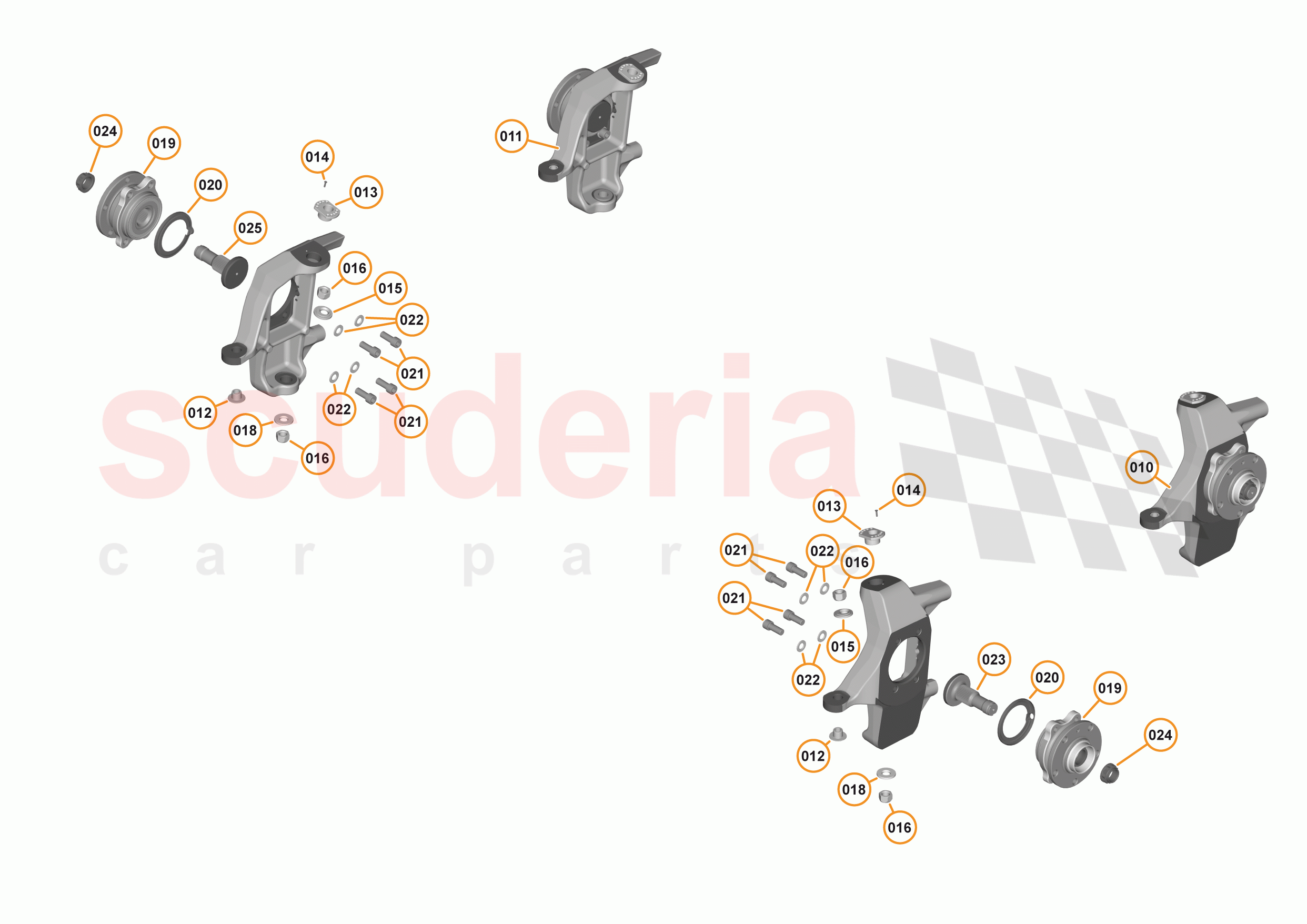 16 - SUSPENSION - FRONT - 16.2 - UPRIGHTS FRONT of McLaren McLaren 540C Coupe
