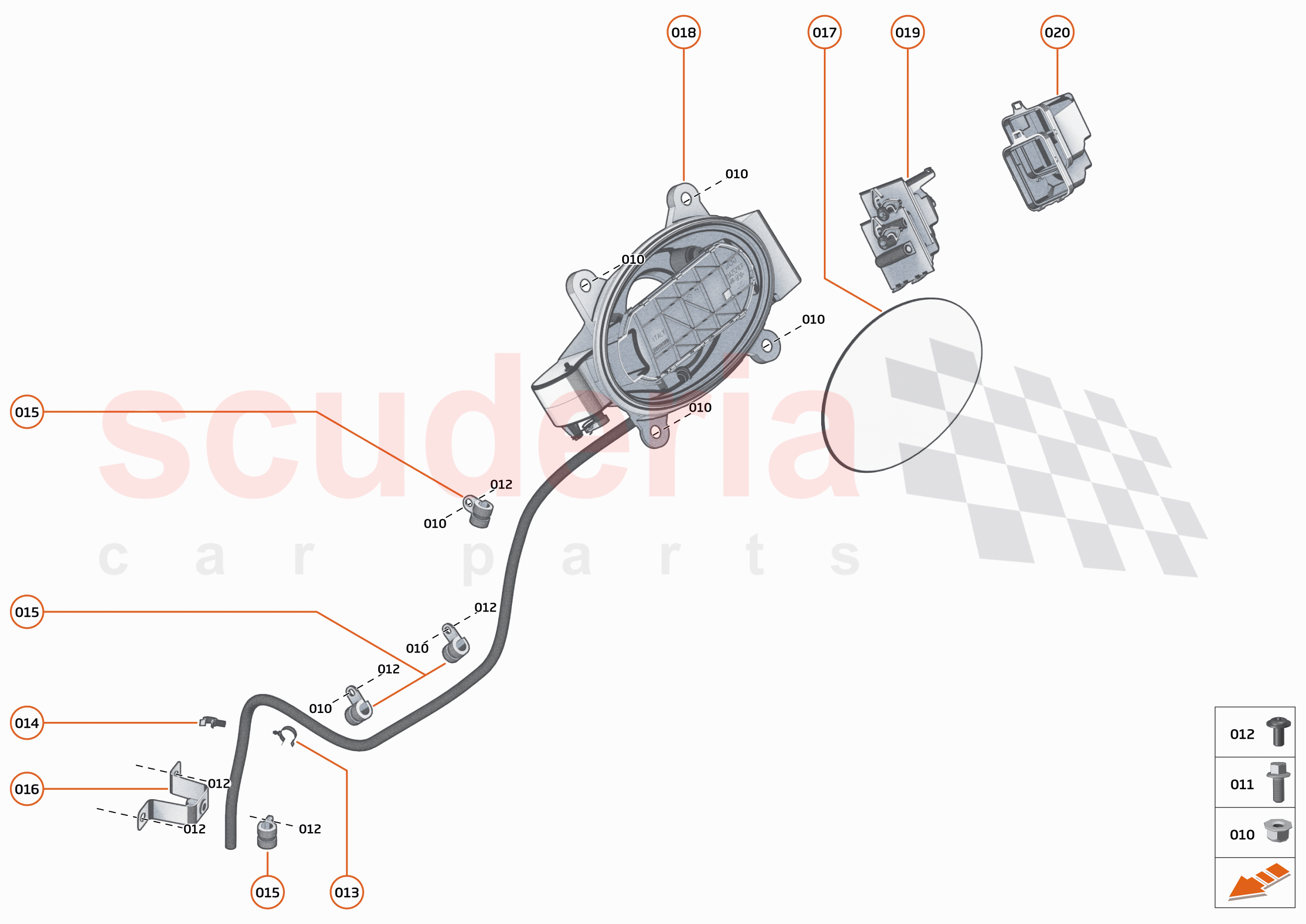 11 - EXTERIOR ORNAMENTATION - 11.5 - FILLER BOWLS AND COVERS of McLaren McLaren GT