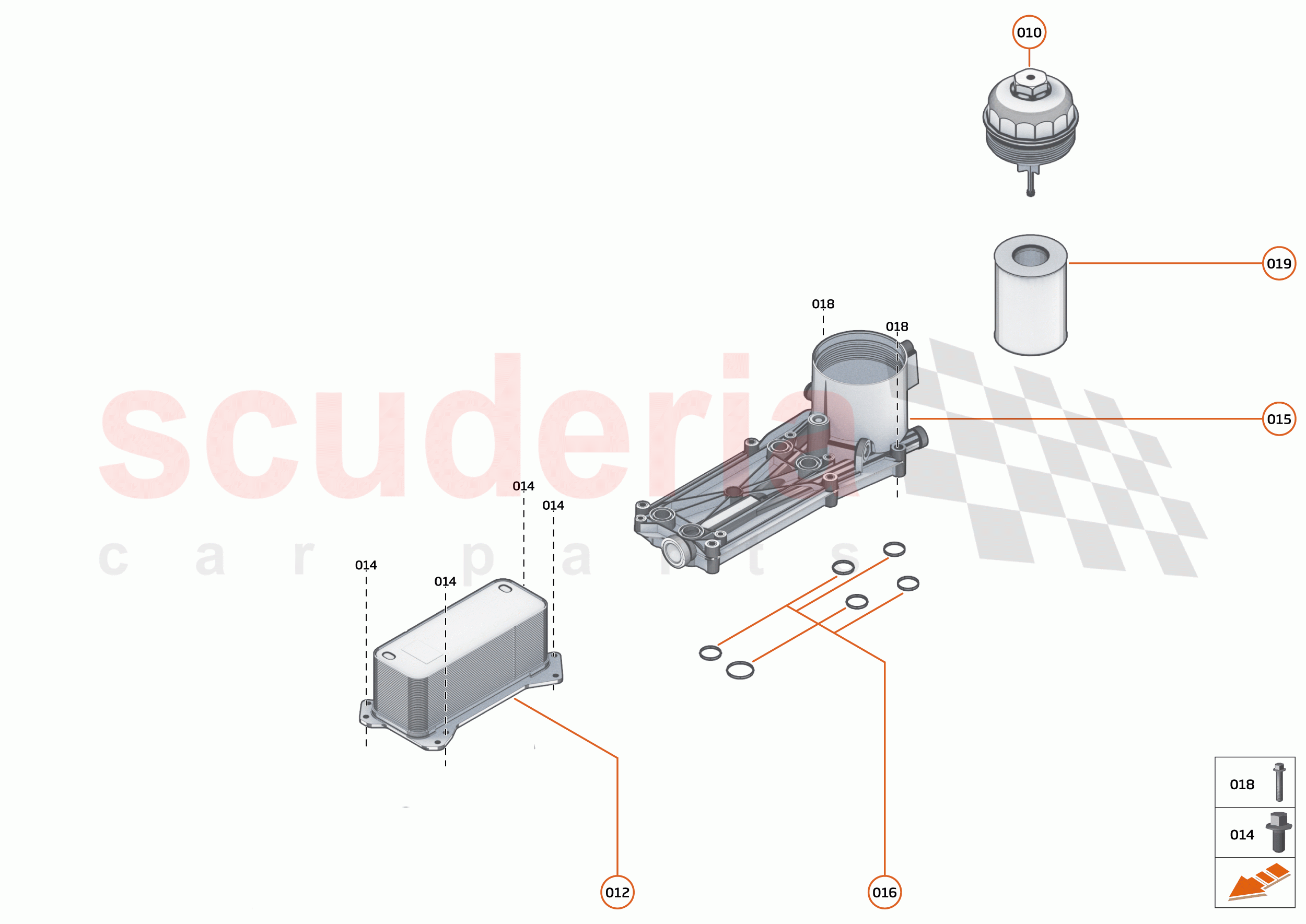34 - ENGINE - 34.2 - OIL FILTER ASSEMBLY & COOLER of McLaren McLaren 600LT Spider