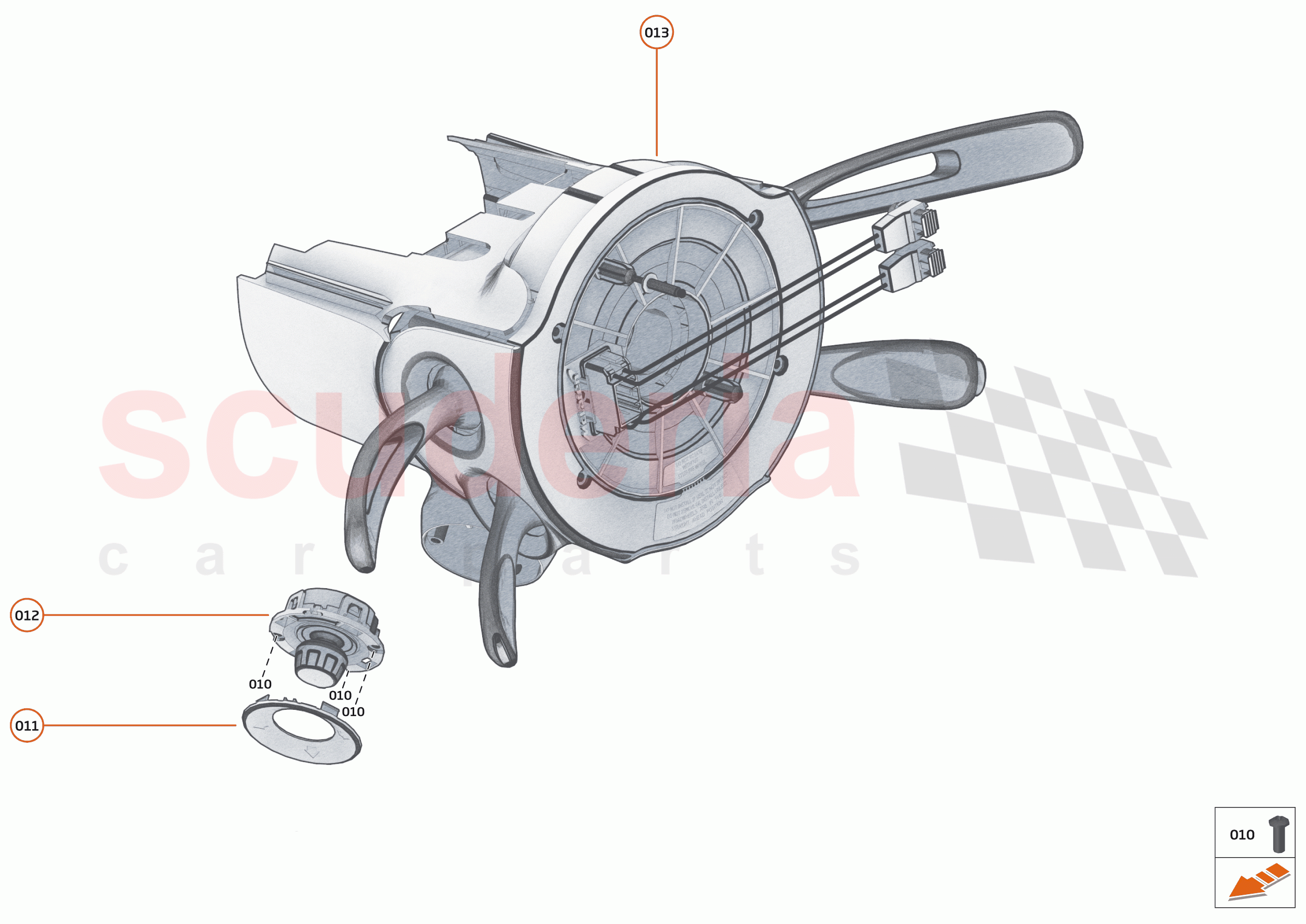 40 - INFOTAINMENT - 40.2 - STEERING COLUMN MODULE of McLaren McLaren Artura