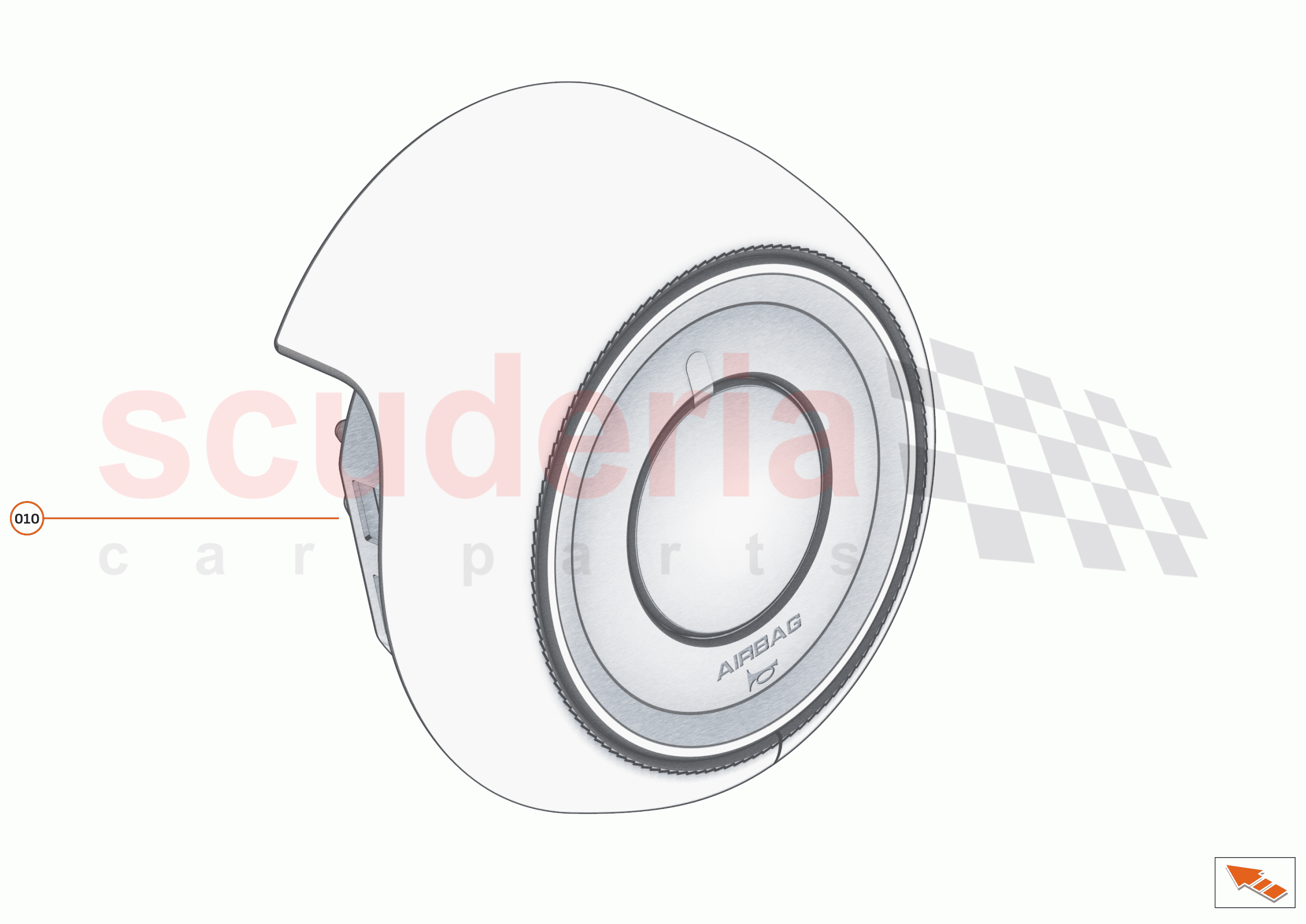 49 - INTERIOR RESTRAINTS - 49.1 - AIRBAG-STEERING WHEEL of McLaren McLaren 750S Coupe