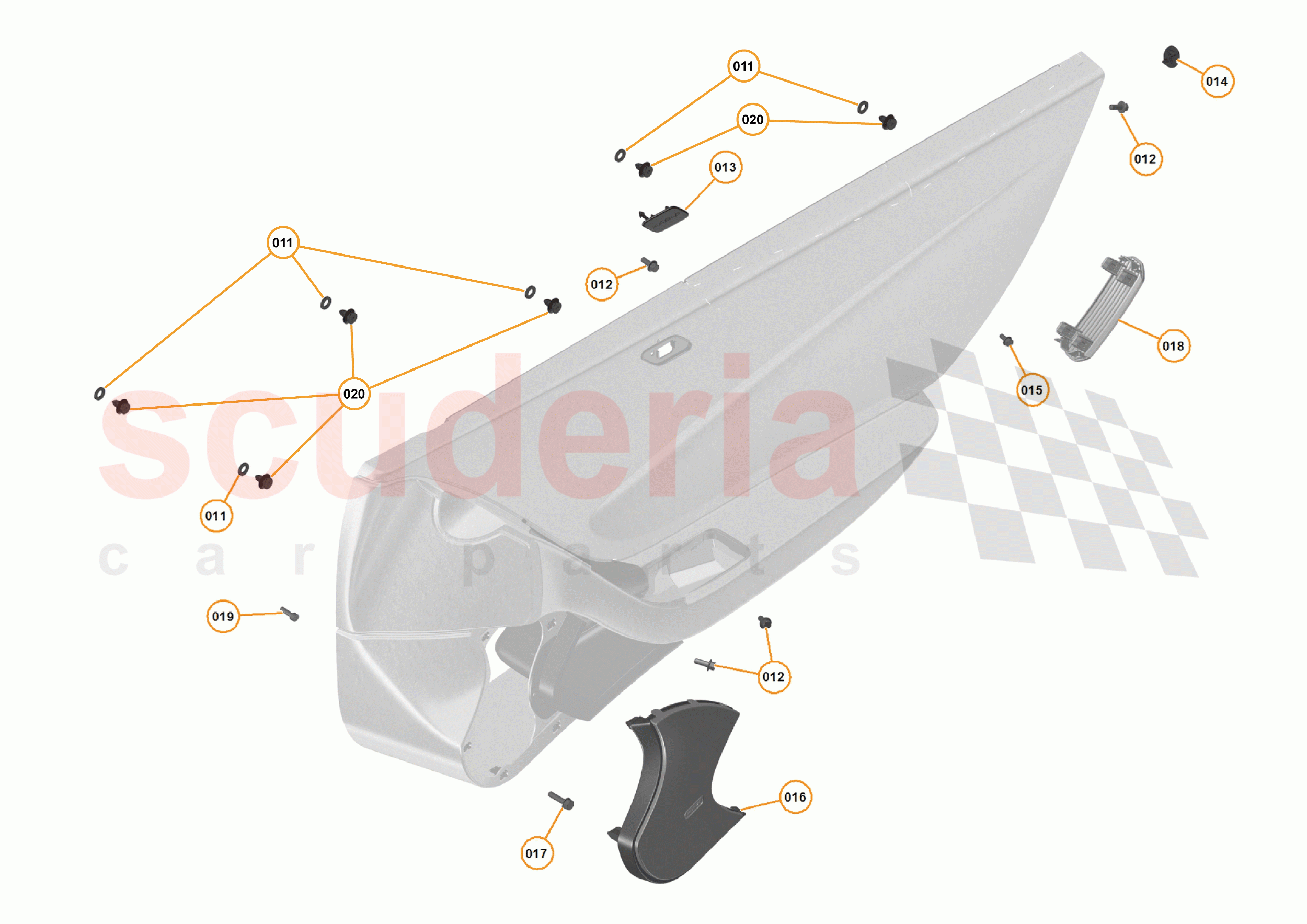 33 - N7 - DOOR CASINGS - 33.1 - 01 - DOOR CASINGS - MISC of McLaren McLaren 12C Coupe
