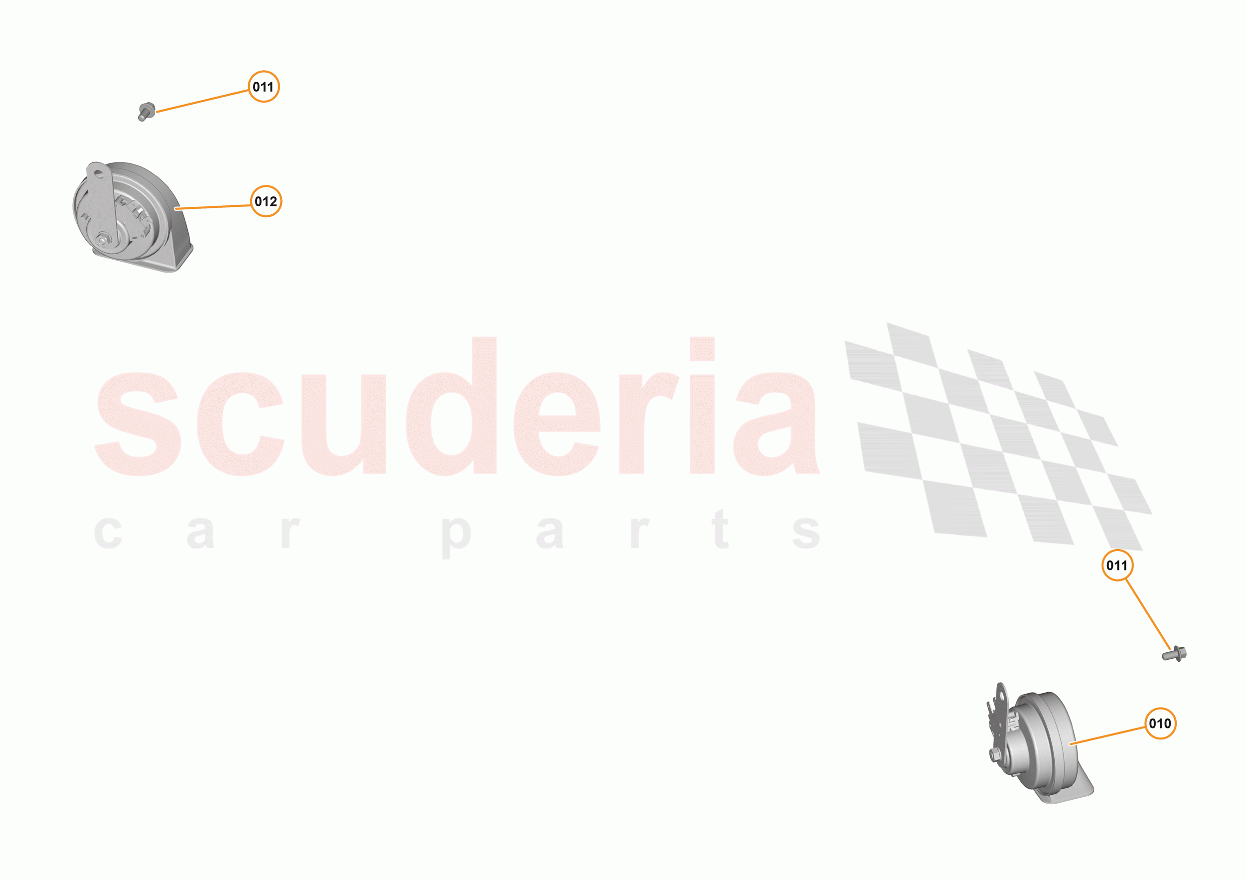47 - ELECTRICAL HARDWARE - 47.2 - HORN of McLaren McLaren 720S Coupe