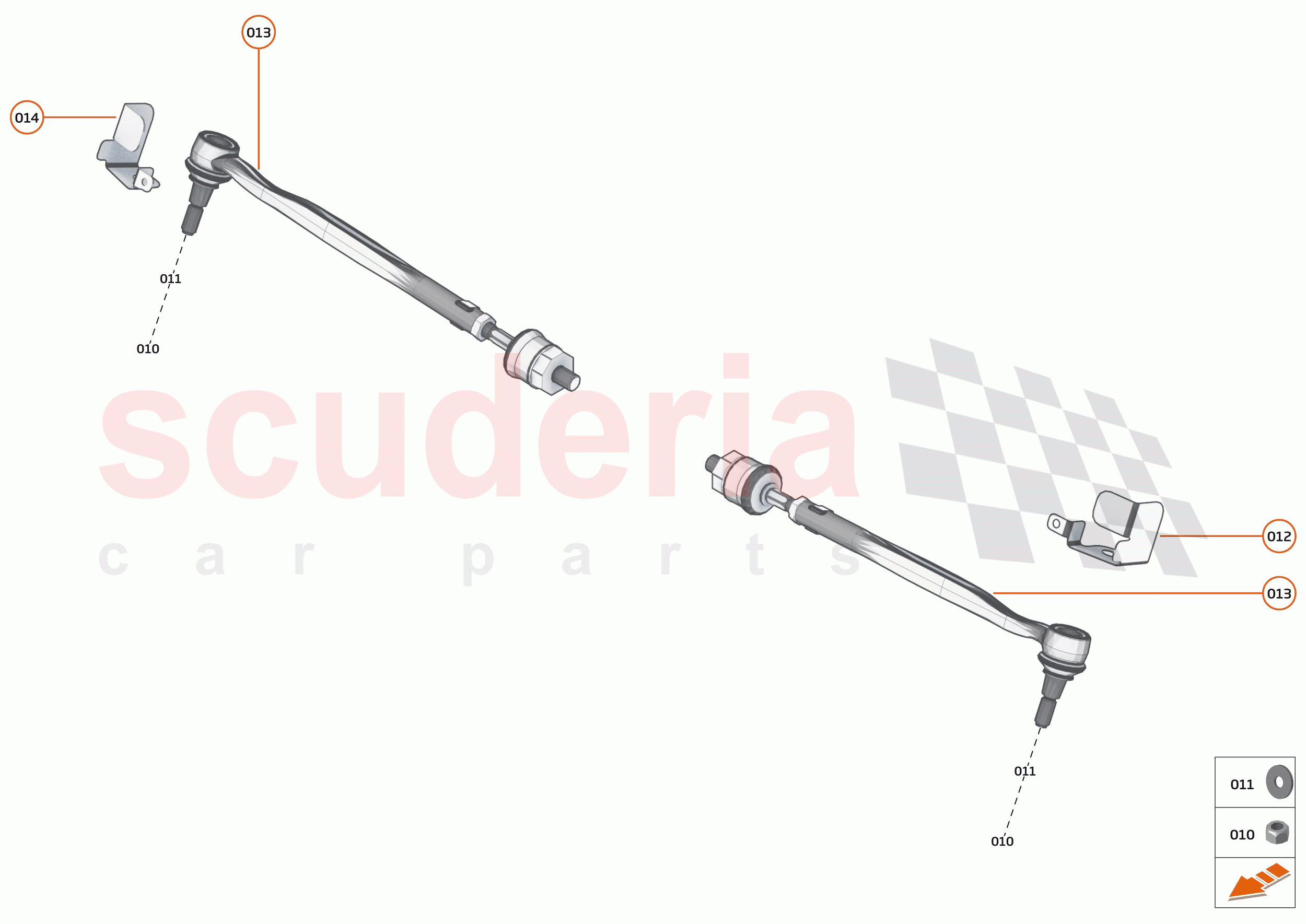 17 - SUSPENSION - 17.7 - REAR TOE LINK of McLaren McLaren Senna