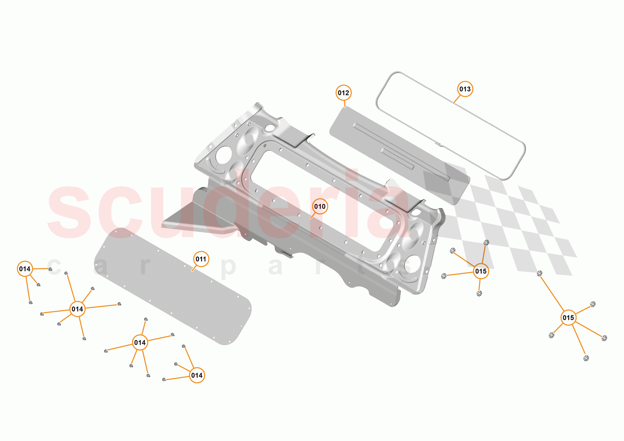 5 - PANELS - 5.4 - BULKHEAD of McLaren McLaren 540C Coupe