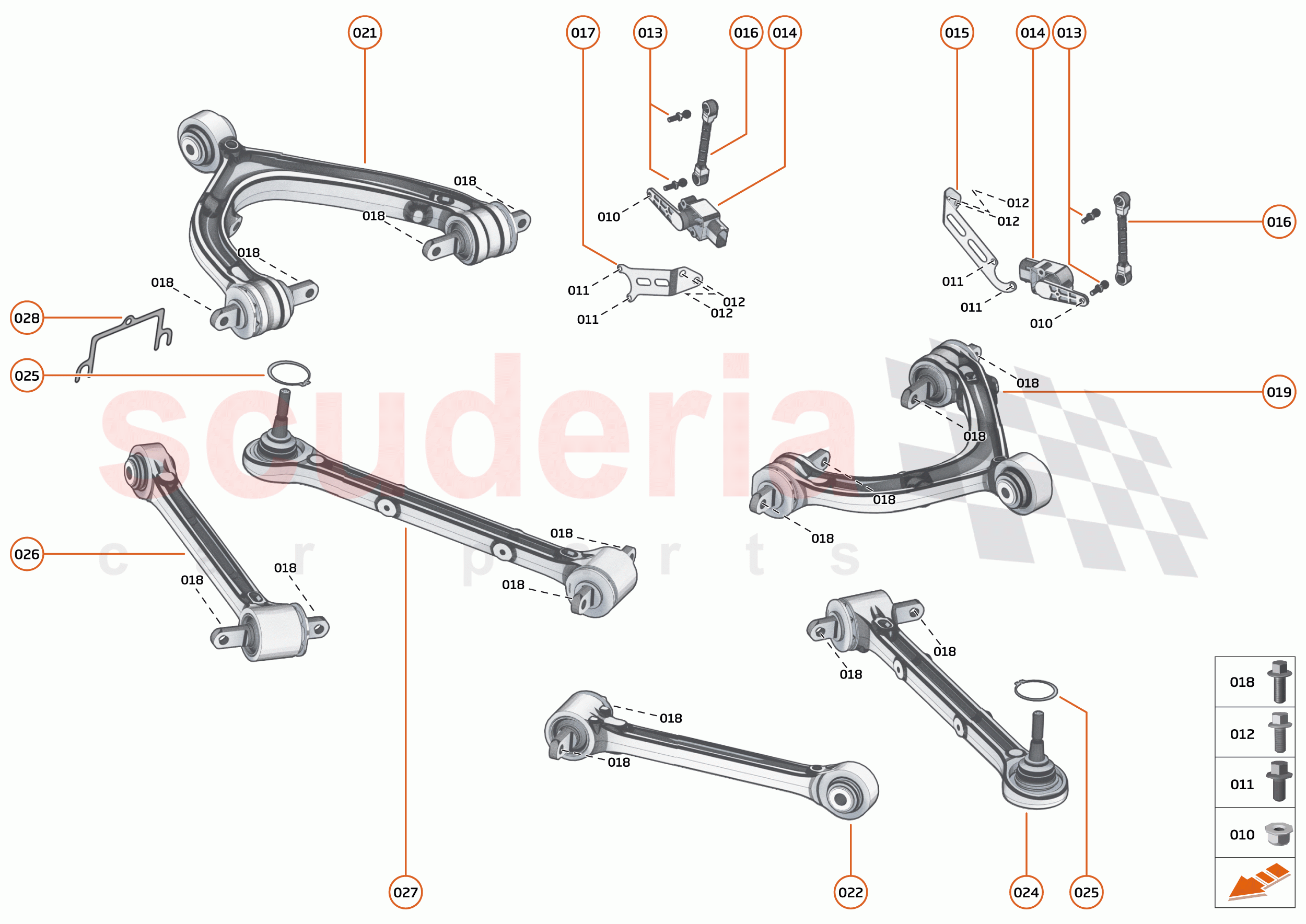 19 - SUSPENSION - 19.7 - TRANSVERSE LINKS REAR of McLaren McLaren Artura