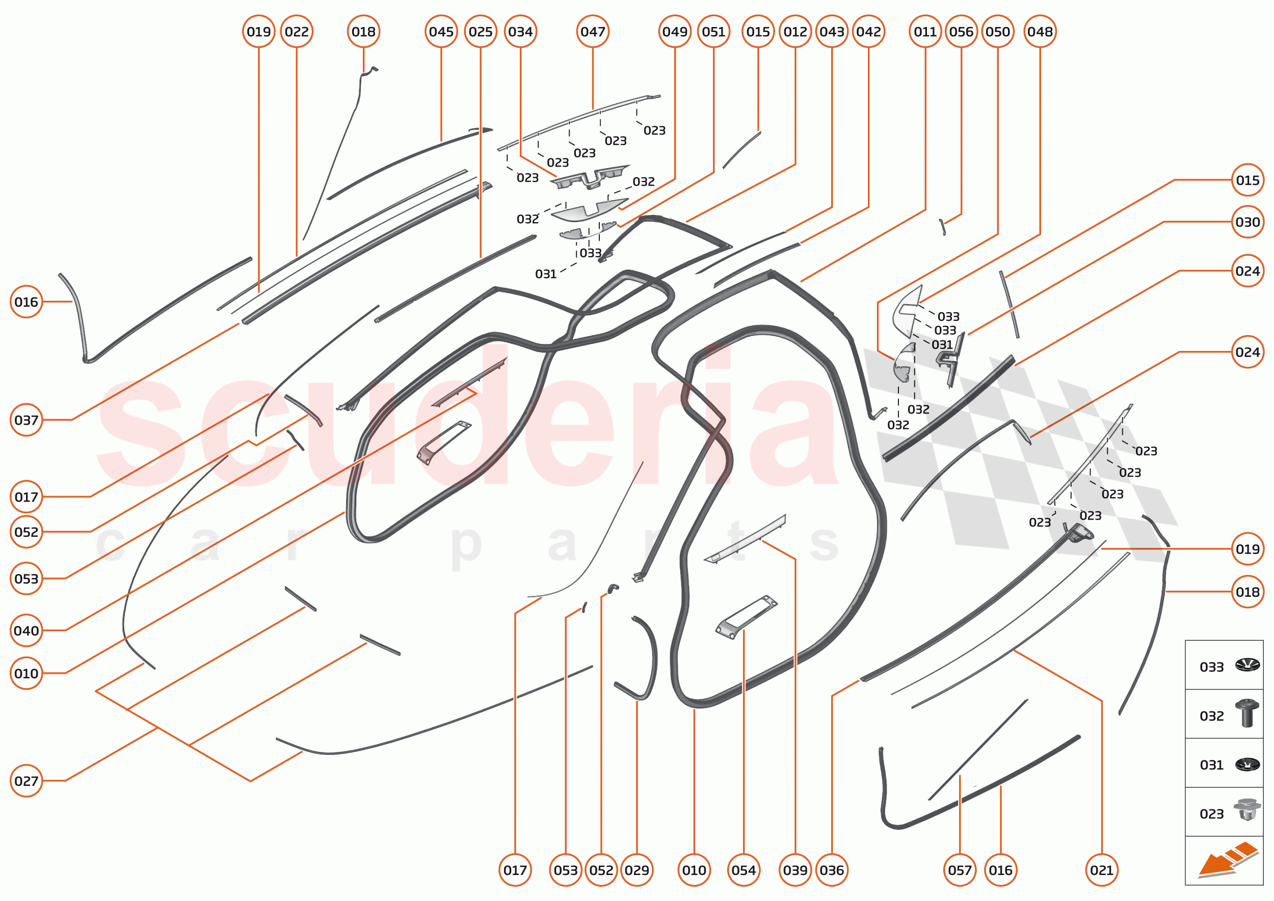 10 - CLOSURES ANCILLARIES - 10.4 - CLOSURES SEALS of McLaren McLaren Senna GTR