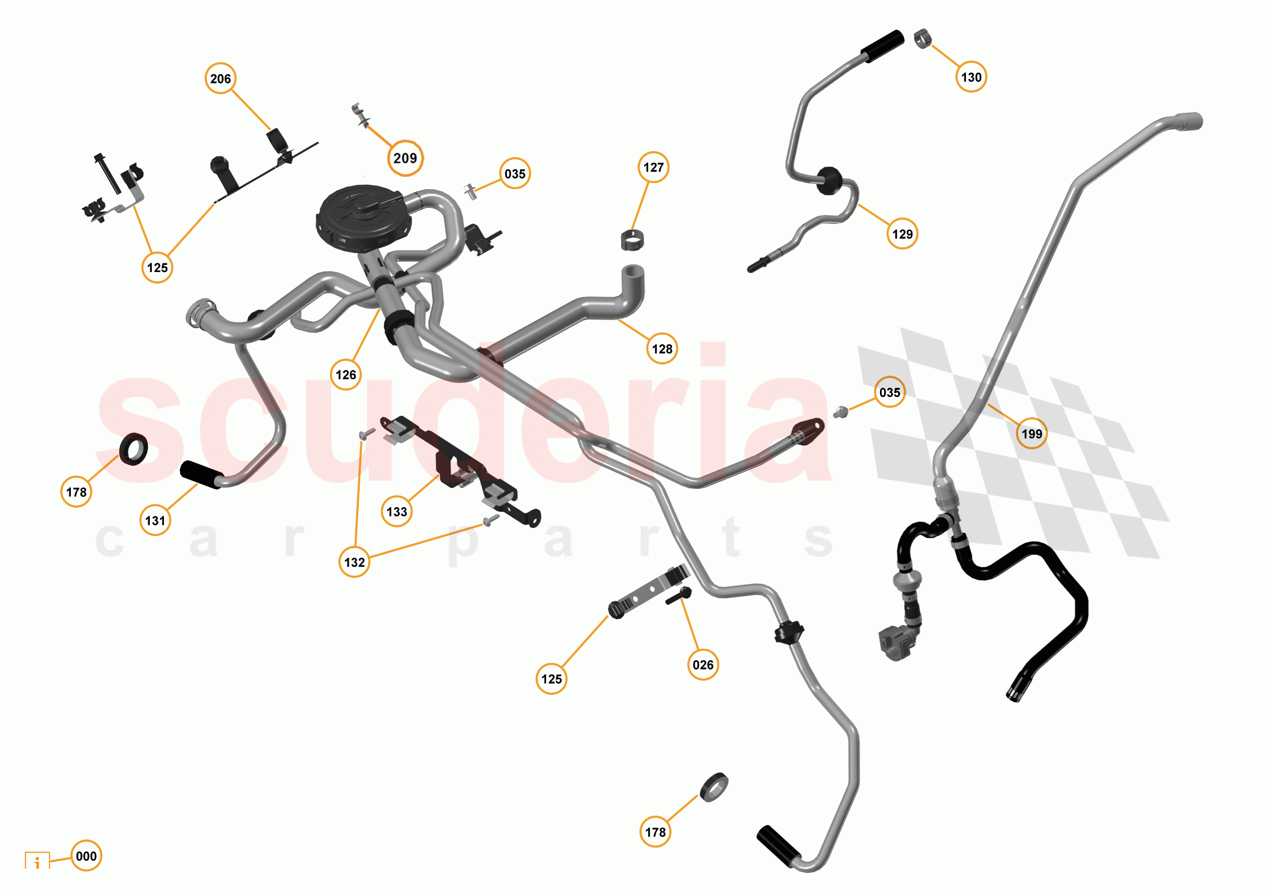 16 - F1 - POWER UNIT - 16.14 - 01 - POWER UNIT - BREATHER ASSEMBLY of McLaren McLaren 12C Spider