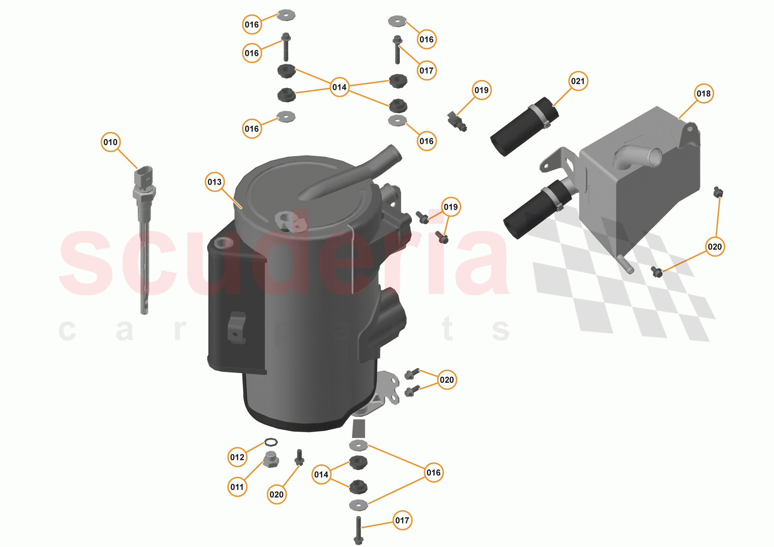 36 - ENGINE OIL SYSTEM - 36.1 - ENGINE OIL TANK of McLaren McLaren 720S Coupe