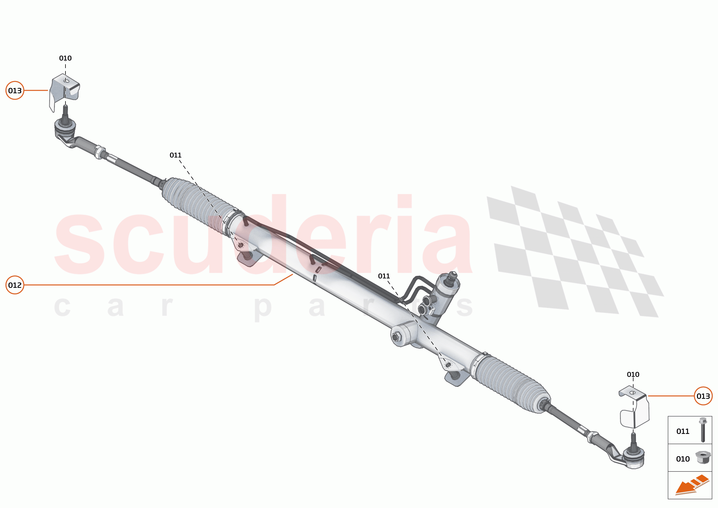 27 - STEERING - 27.3 - STEERING RACK of McLaren McLaren 600LT Spider