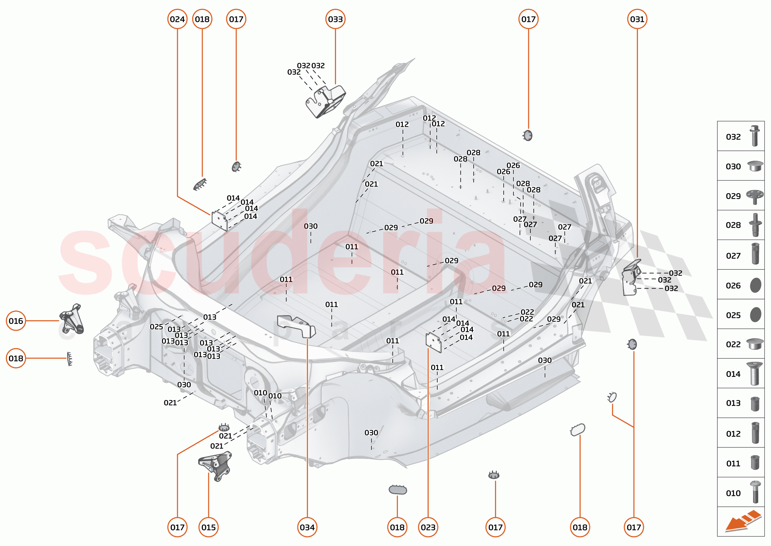 2 - MID STRUCTURES - 2.1 - MONOCOQUE of McLaren McLaren Elva