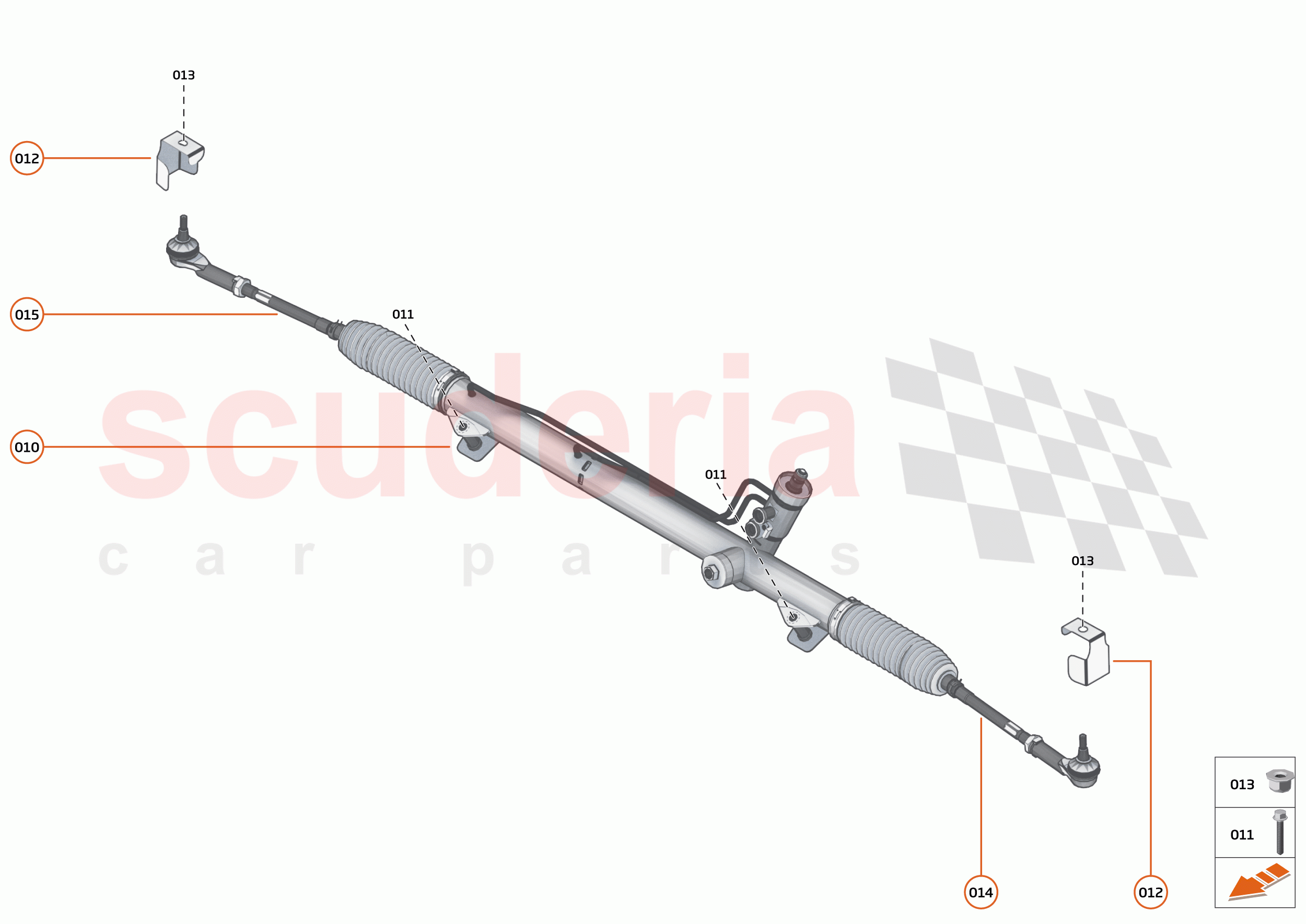 28 - STEERING - 28.3 - STEERING RACK of McLaren McLaren 765LT Spider