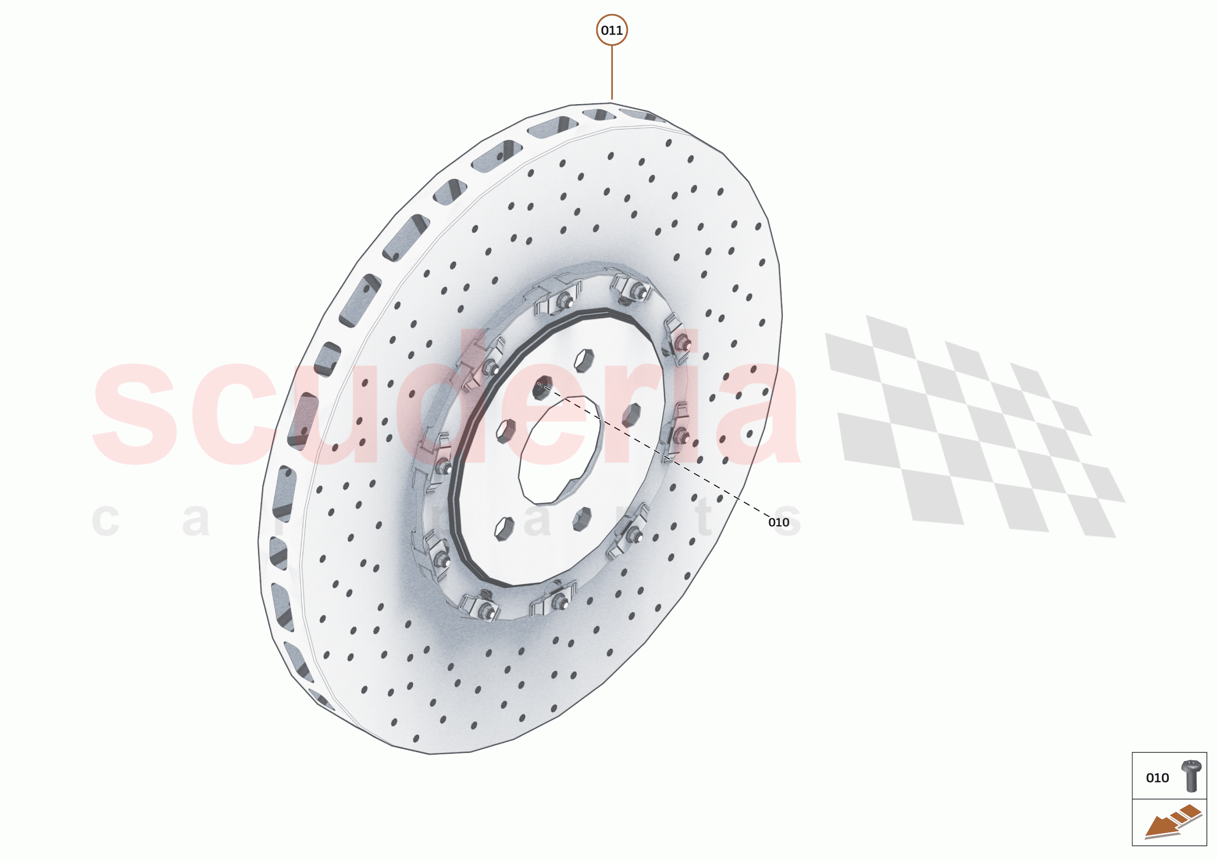 23 - BRAKES - FRONT - 23.1 - BRAKE DISCS FRONT of McLaren McLaren 600LT Spider