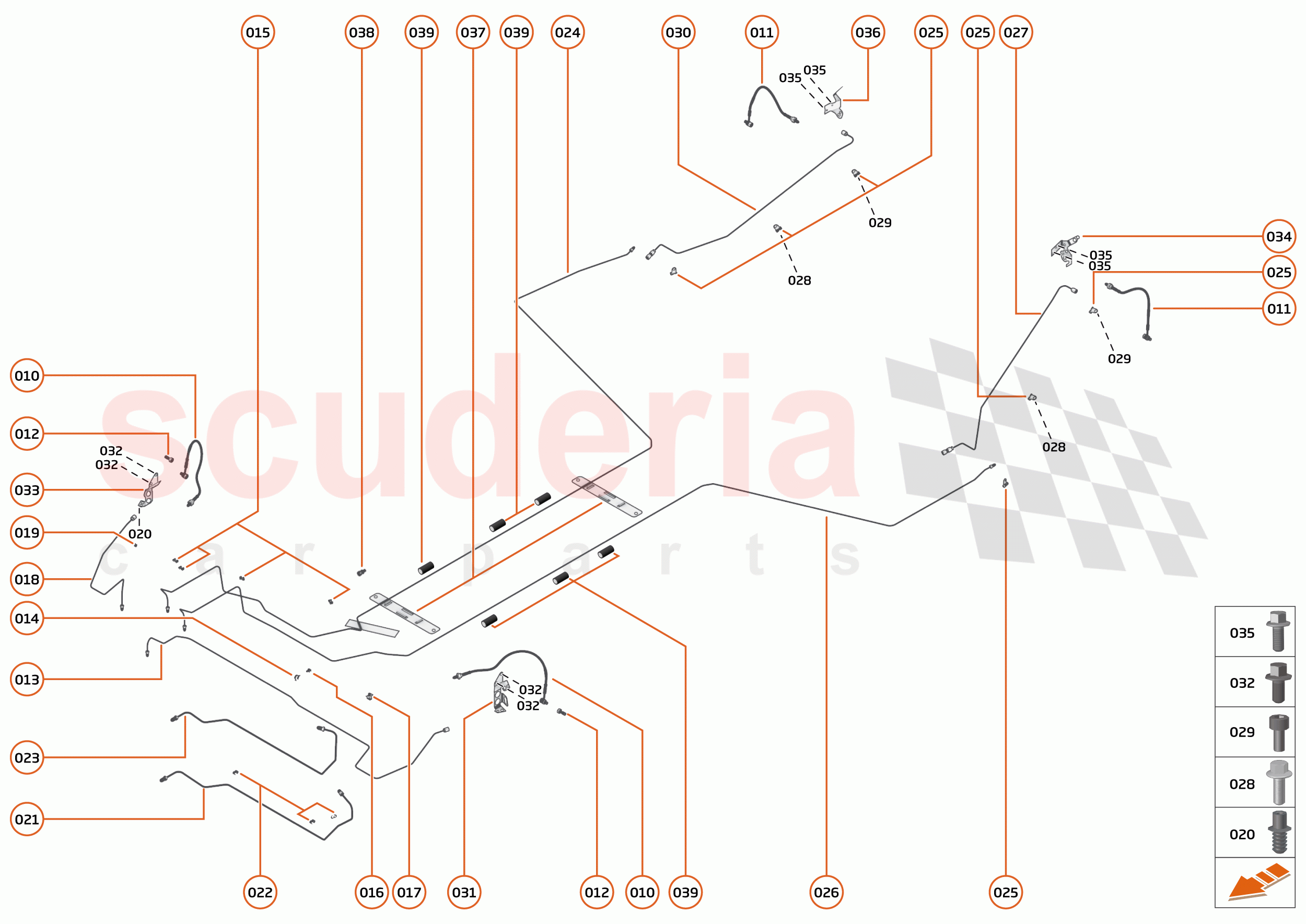 25 - BRAKES - SYSTEMS - 25.4 - BRAKE PIPES of McLaren McLaren 750S Coupe
