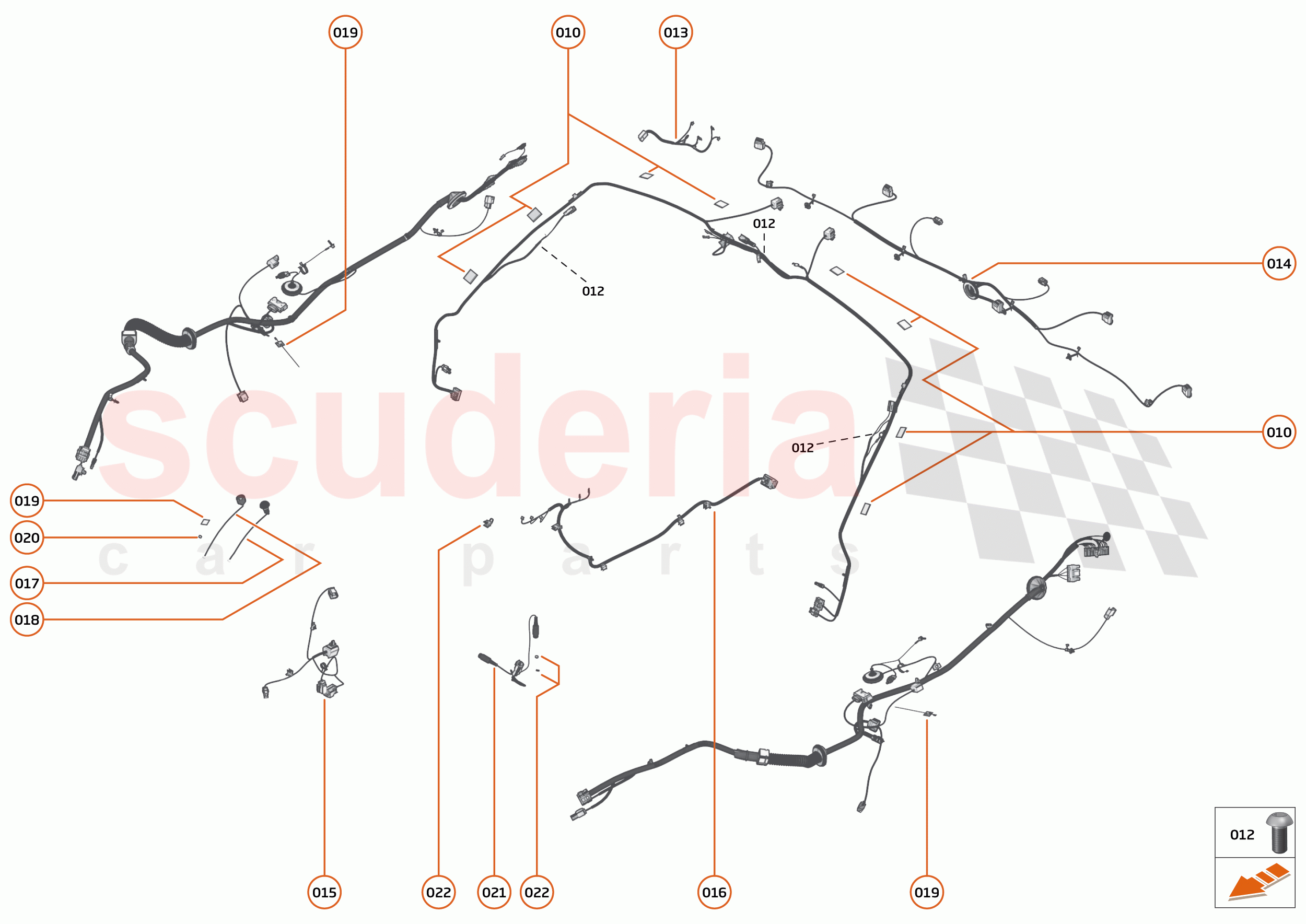 37 - WIRING HARNESS - 37.3 - NON-BODY WIRING HARNESS of McLaren McLaren Senna GTR