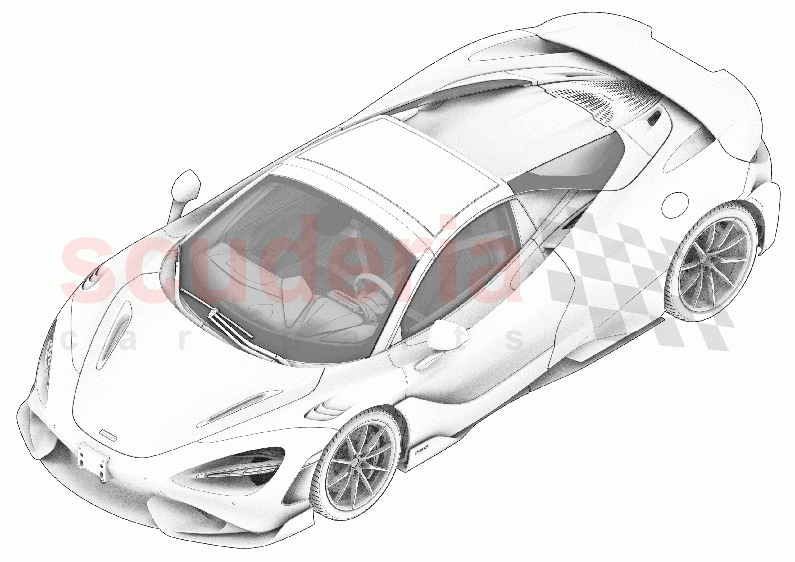 18 - ACCESSORIES - BODY EXTERIOR - 18.1 - VEHICLE LABELS of McLaren McLaren 765LT Spider
