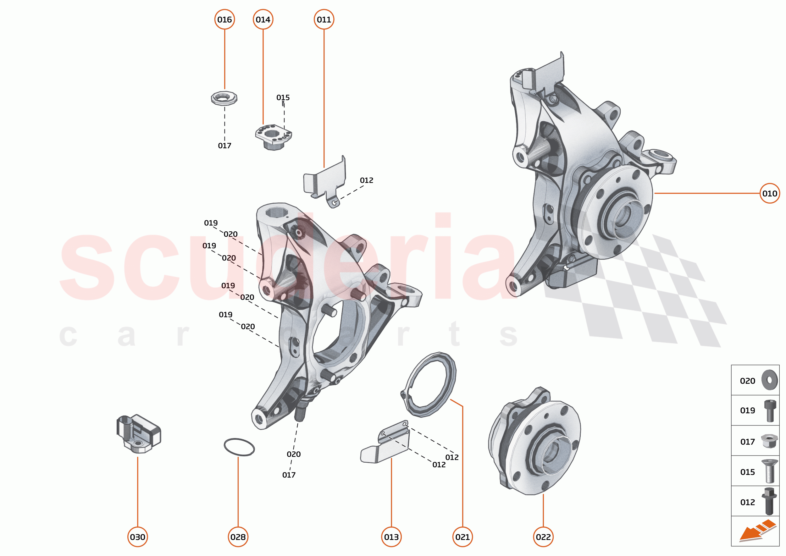20 - SUSPENSION - REAR - 20.2 - UPRIGHTS REAR of McLaren McLaren 765LT Spider