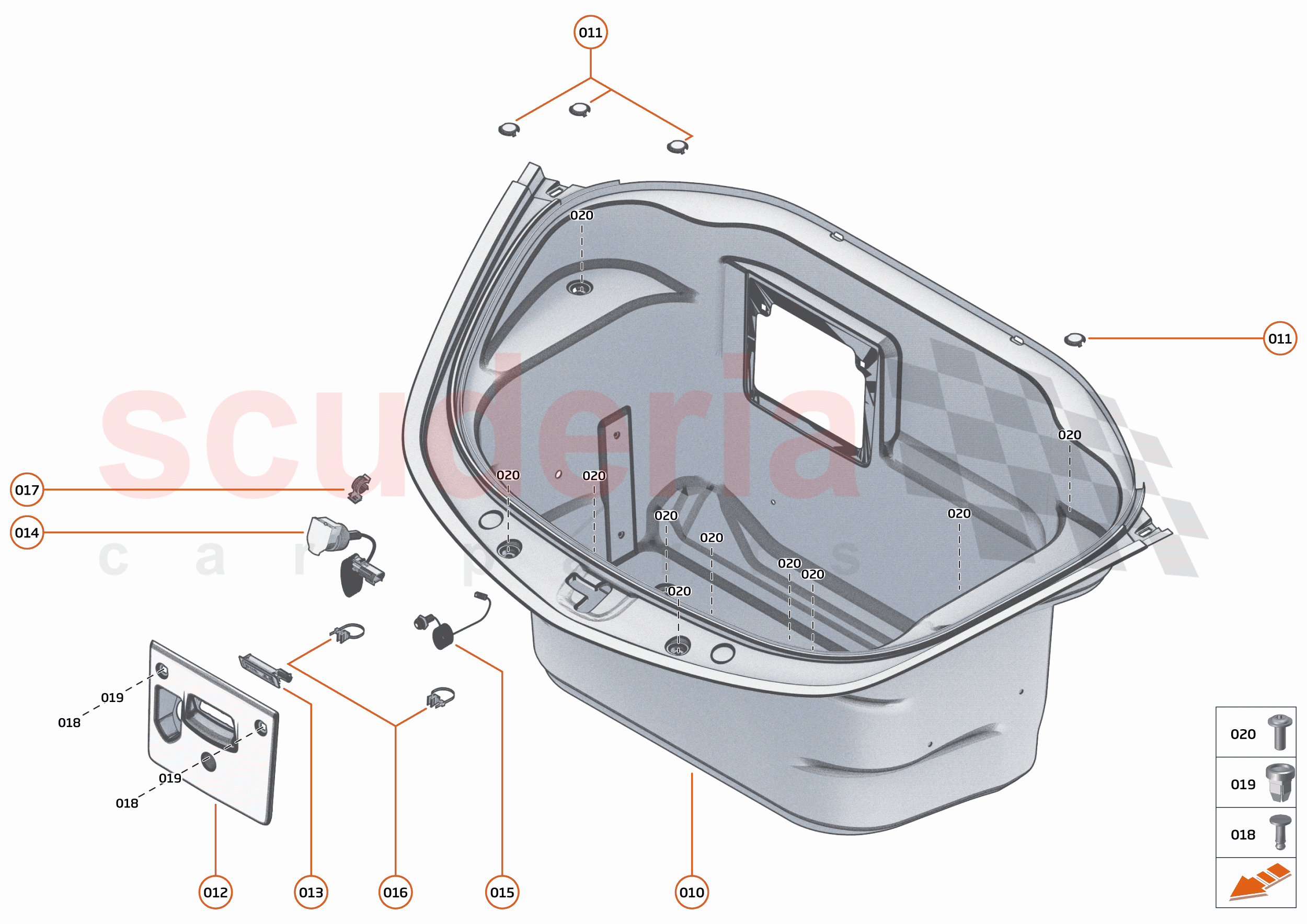 12 - EXTERIOR ORNAMENTATION - 12.5 - LUGGAGE of McLaren McLaren Artura