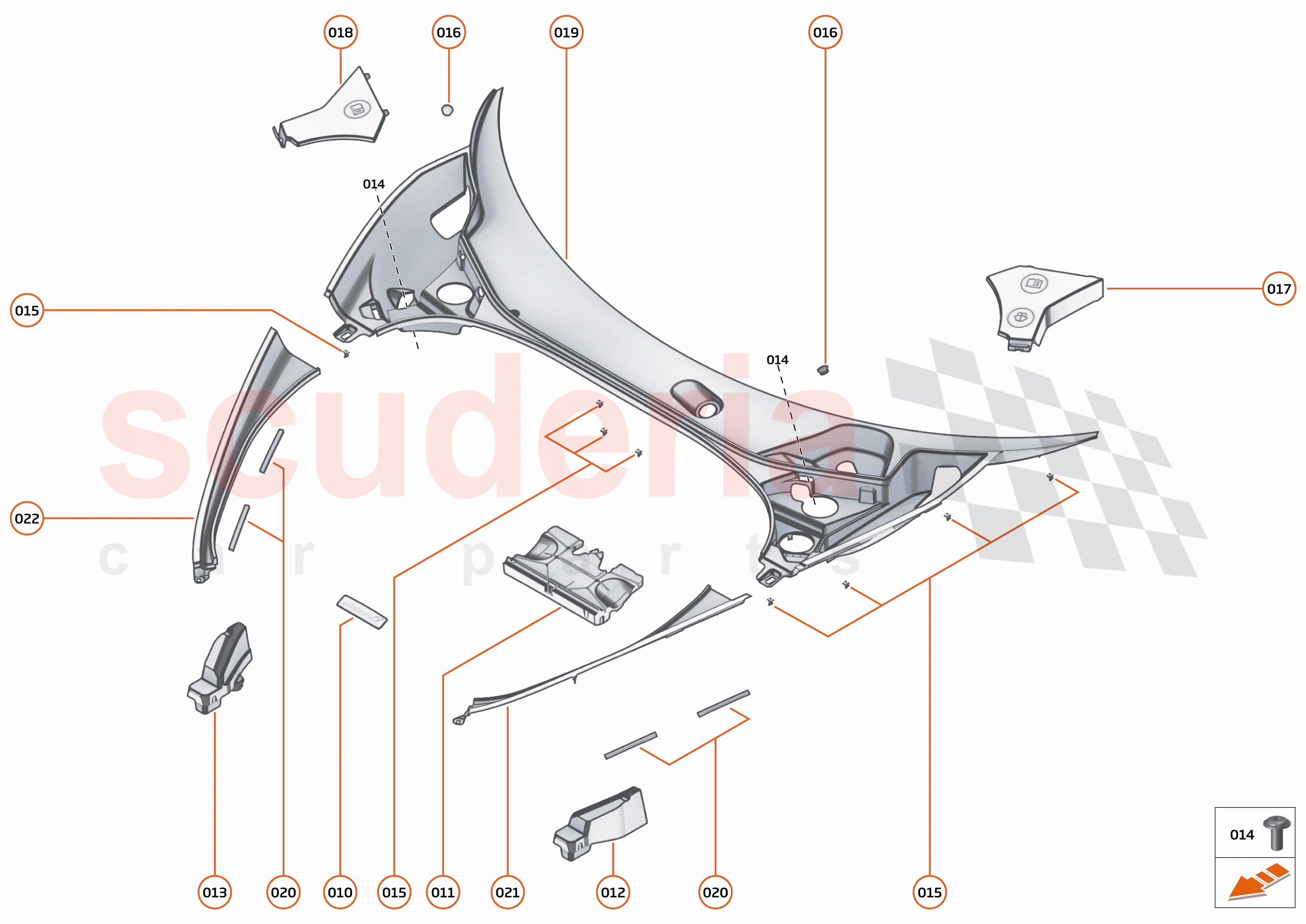 8 - EXTERIOR ORNAMENTATION - 8.2 - FRONT TRIM of McLaren McLaren 620R