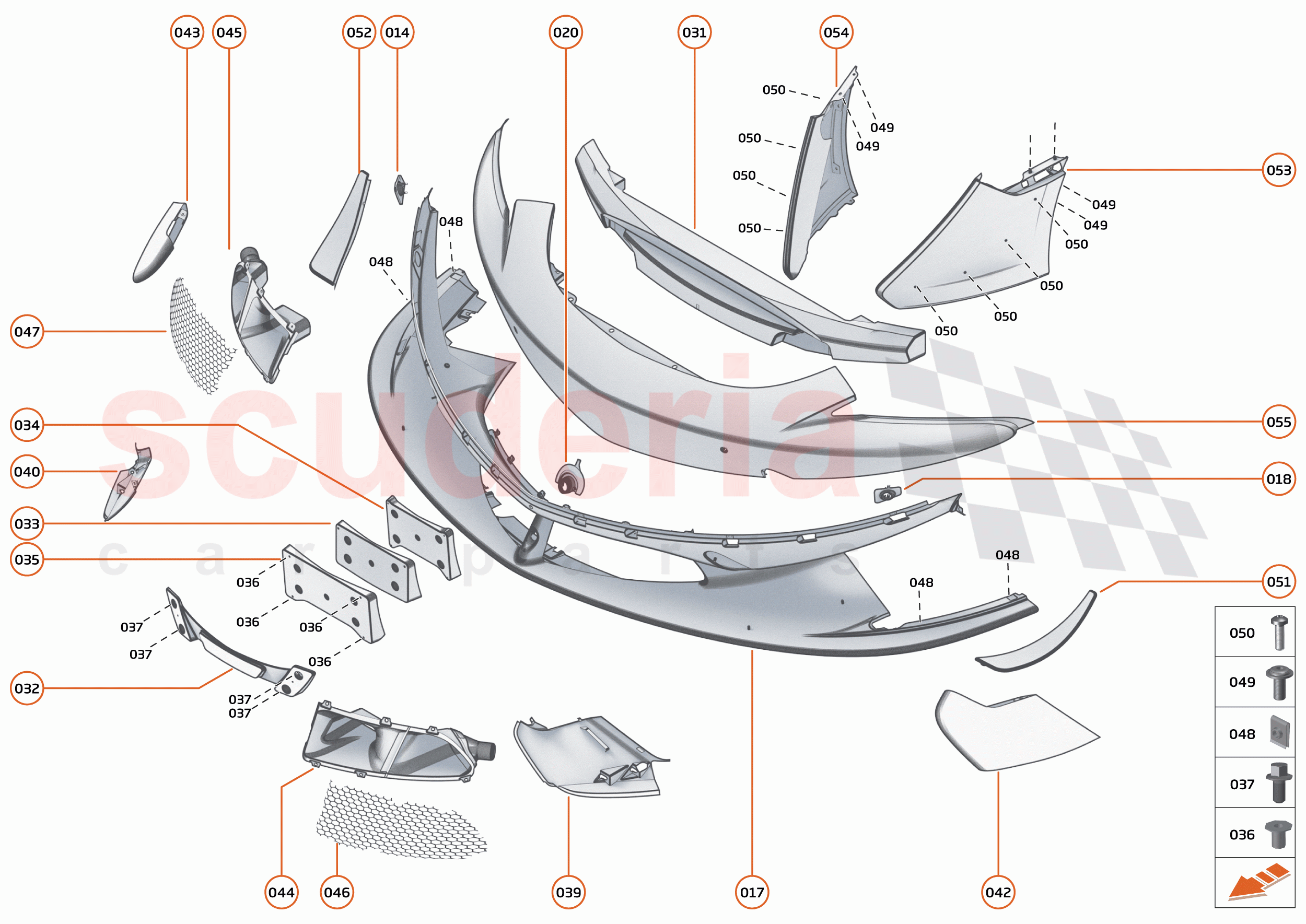 8 - EXTERIOR ORNAMENTATION - 8.1 - FRONT BUMPER of McLaren McLaren 620R