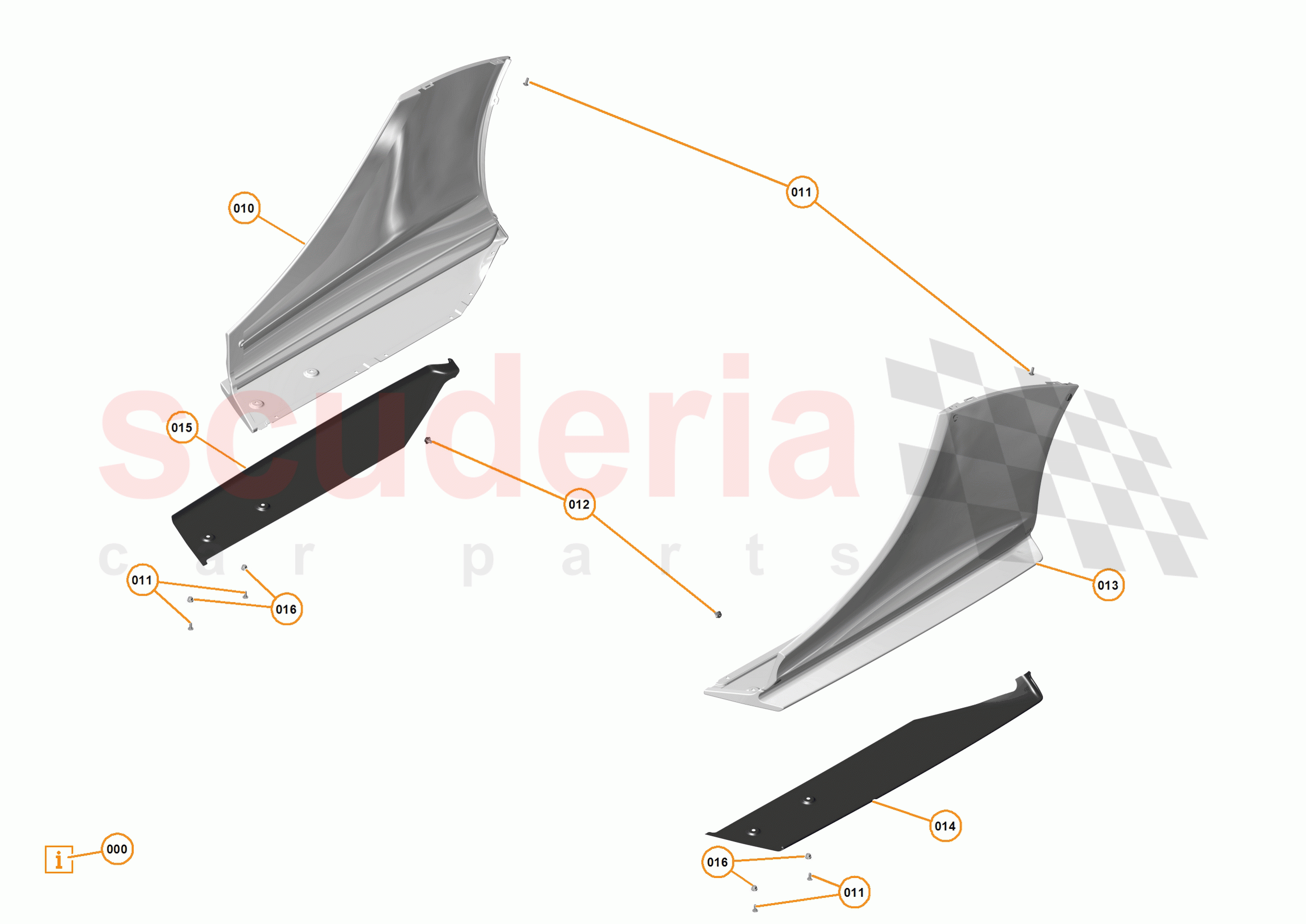 4 - PANELS - 4.3 - REAR PANELS of McLaren McLaren P1 Coupe