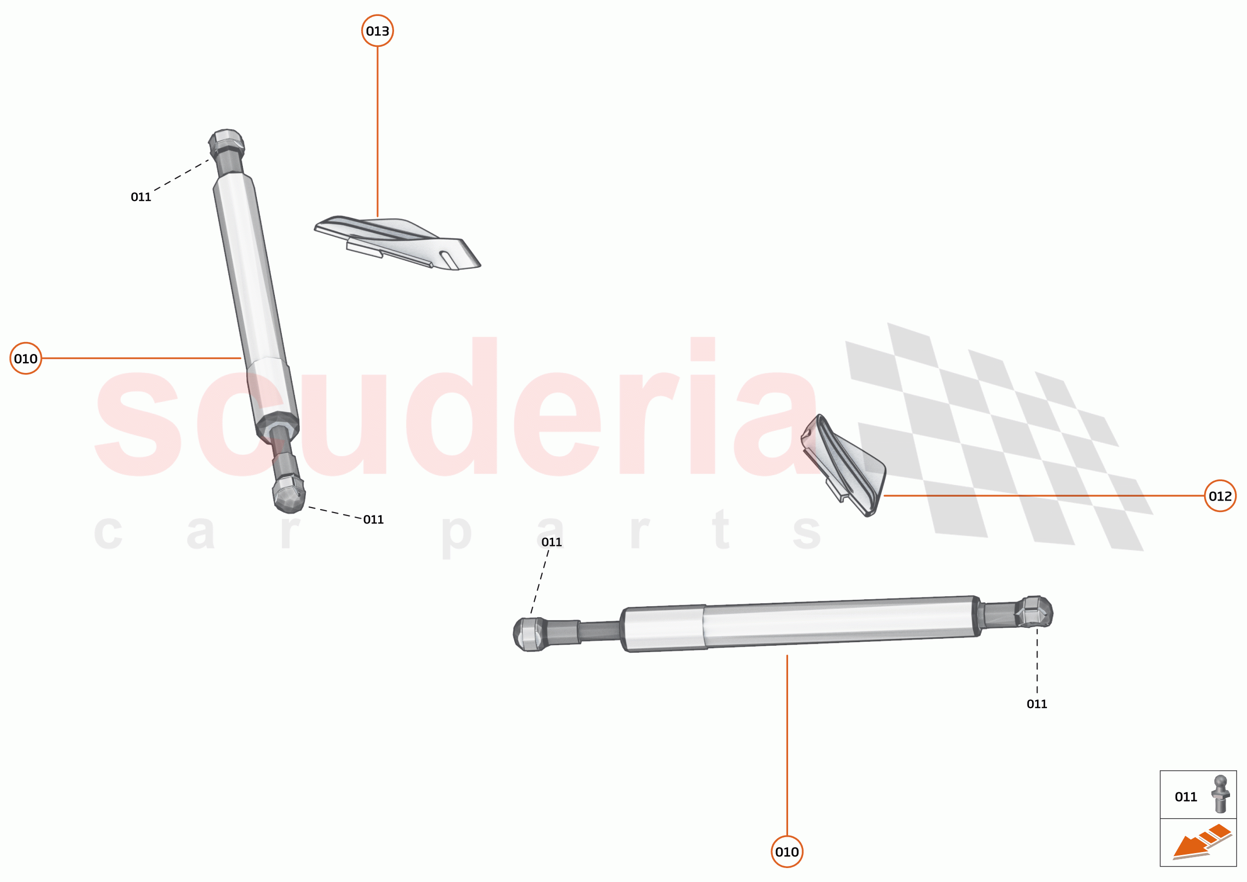 10 - CLOSURES ANCILLARIES - 10.2 - DOOR HARDWARE of McLaren McLaren Elva