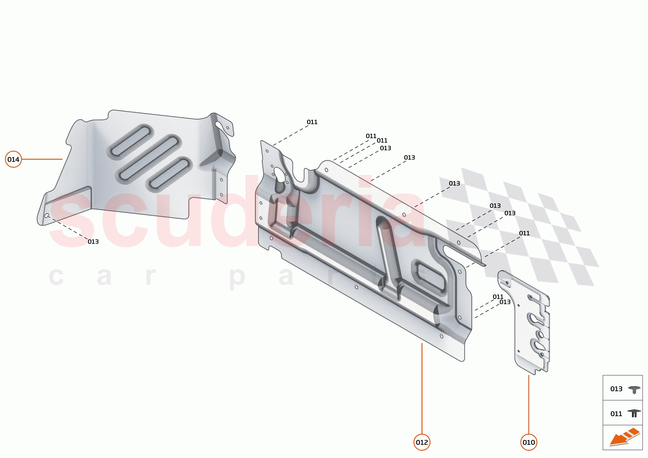 31 - HEAT INSULATION - 31.2 - HEATSHIELDS - VEHICLE MOUNTED of McLaren McLaren 620R