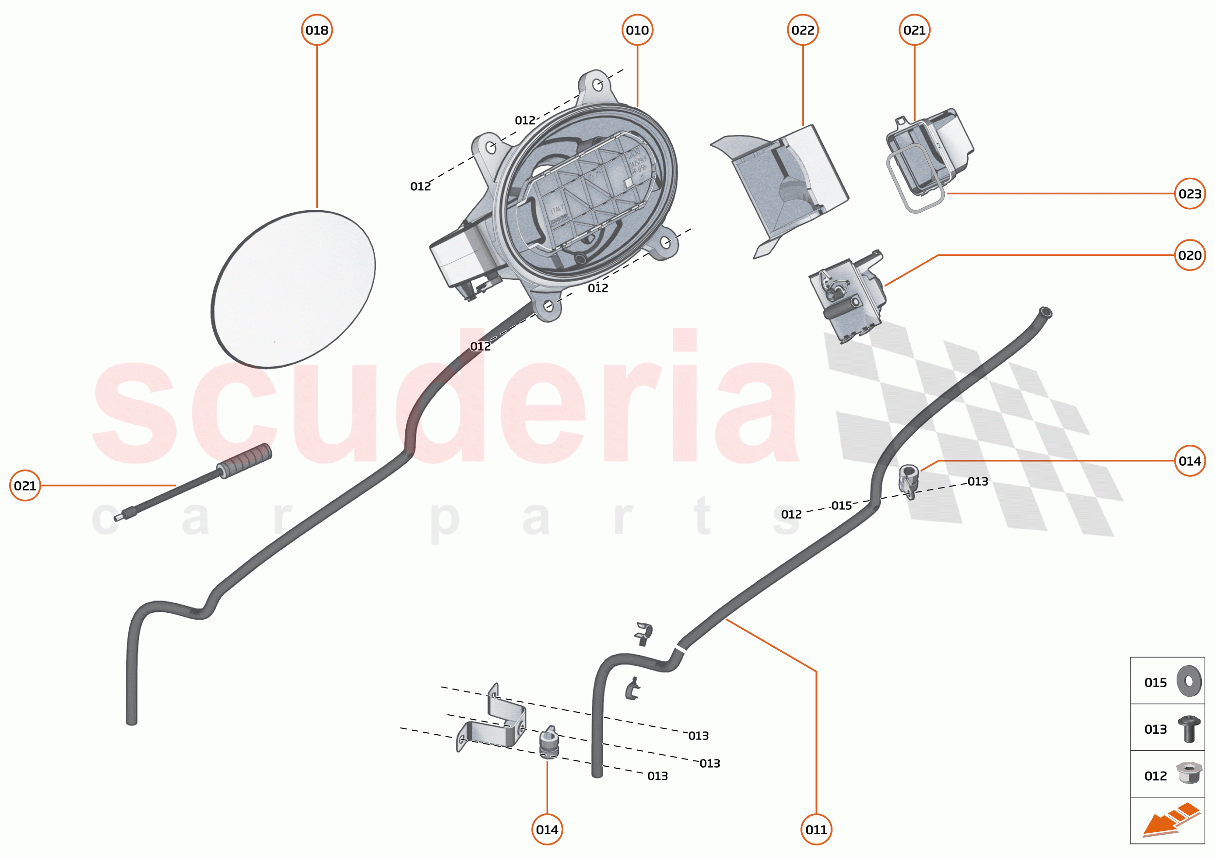 10 - EXTERIOR ORNAMENTATION - 10.4 - FILLER BOWLS AND COVERS of McLaren McLaren 750S Coupe