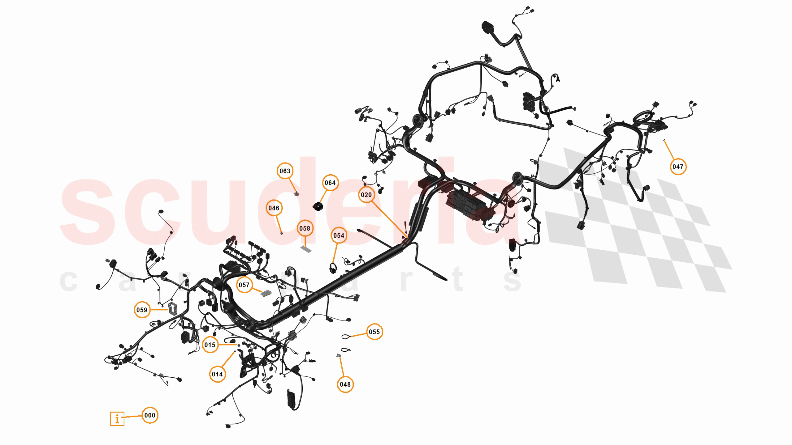 23 - M1 - ELECTRICAL DISTRIBUTION - 23.2 - 01 - ELECTRICAL DISTRIBUTION - MAIN HARNESS of McLaren McLaren 12C Coupe