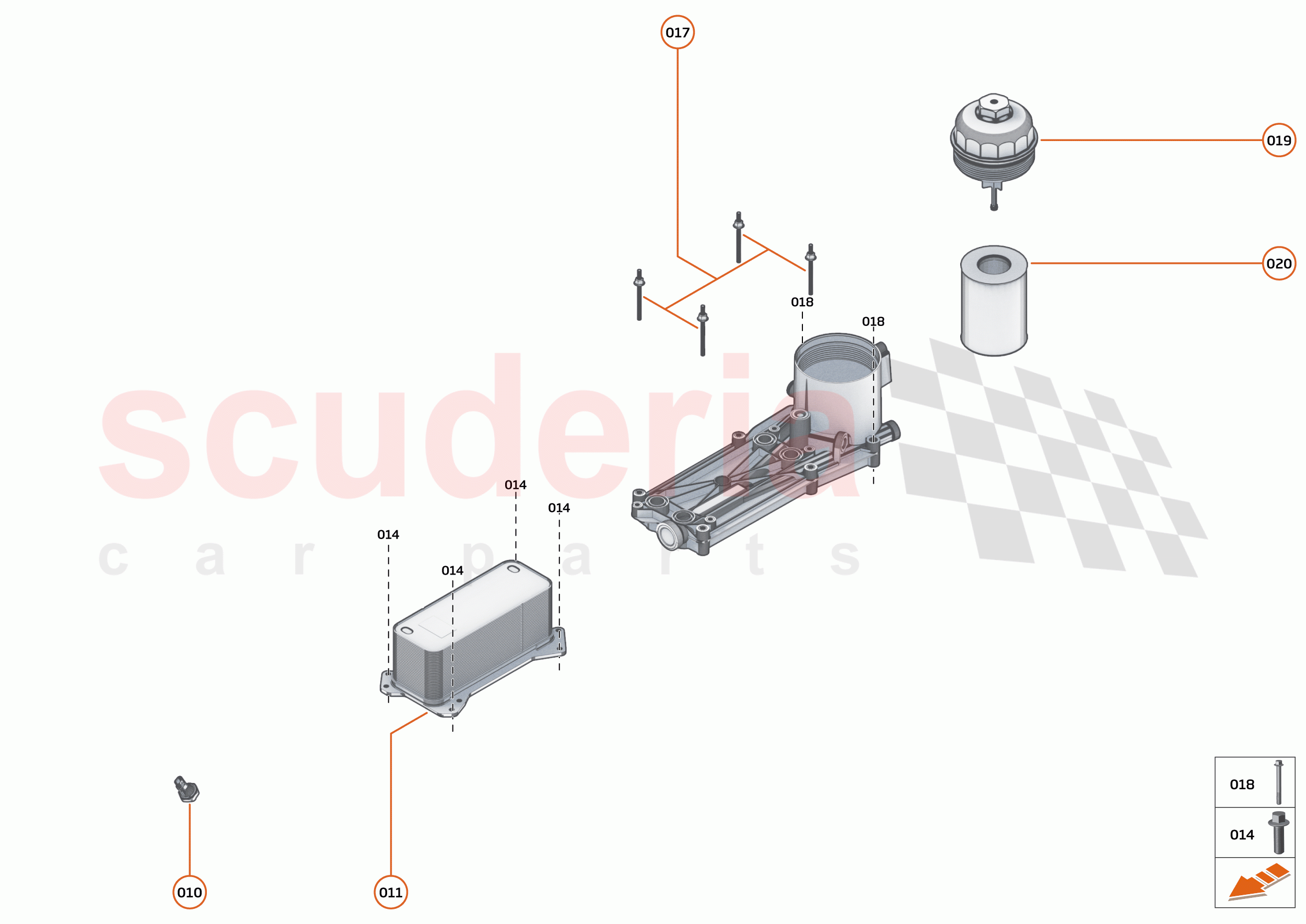 35 - ENGINE - 35.2 - OIL FILTER ASSEMBLY & COOLER of McLaren McLaren 765LT Spider