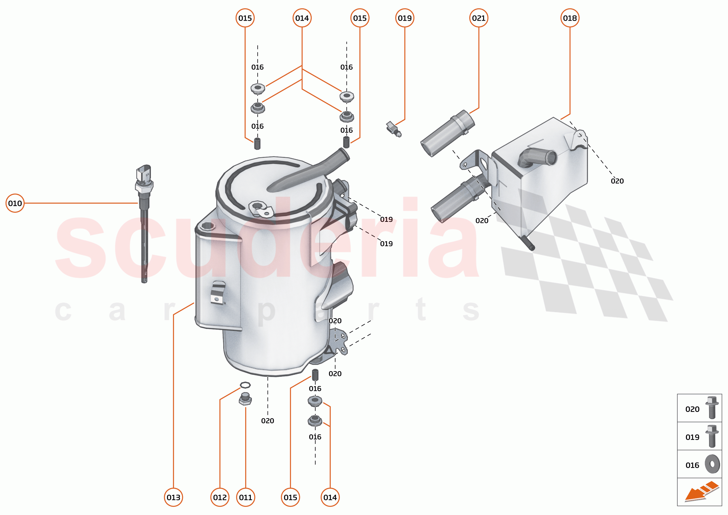 35 - ENGINE OIL SYSTEM - 35.1 - ENGINE OIL TANK of McLaren McLaren 720S Spider