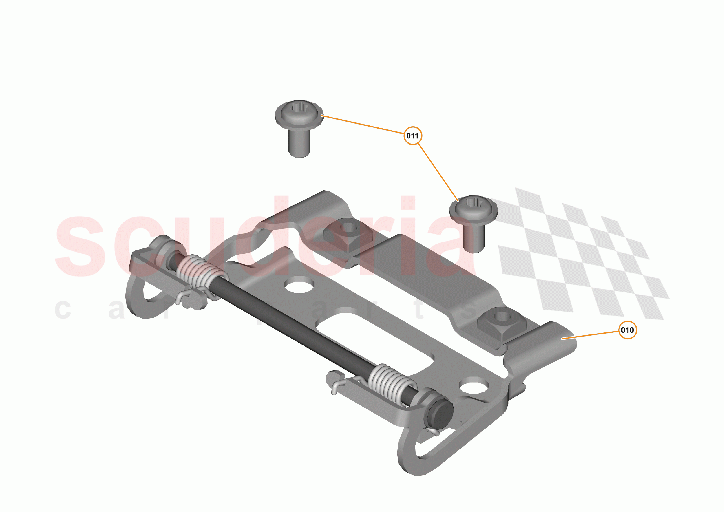 6 - CLOSURES - 6.9 - TAILGATE / ENGINE COVER HINGE of McLaren McLaren 570S Coupe