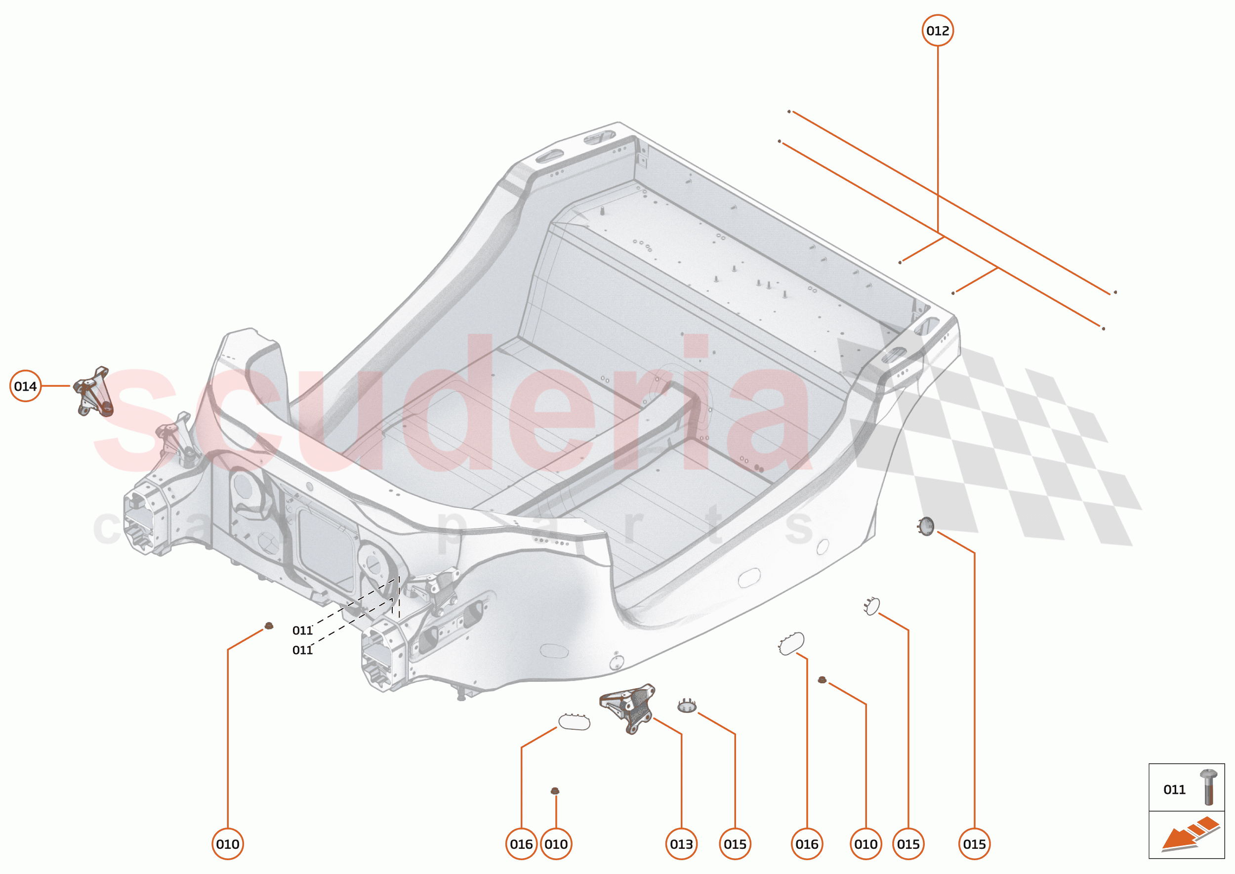 2 - MID STRUCTURES - 2.1 - MONOCOQUE of McLaren McLaren GT
