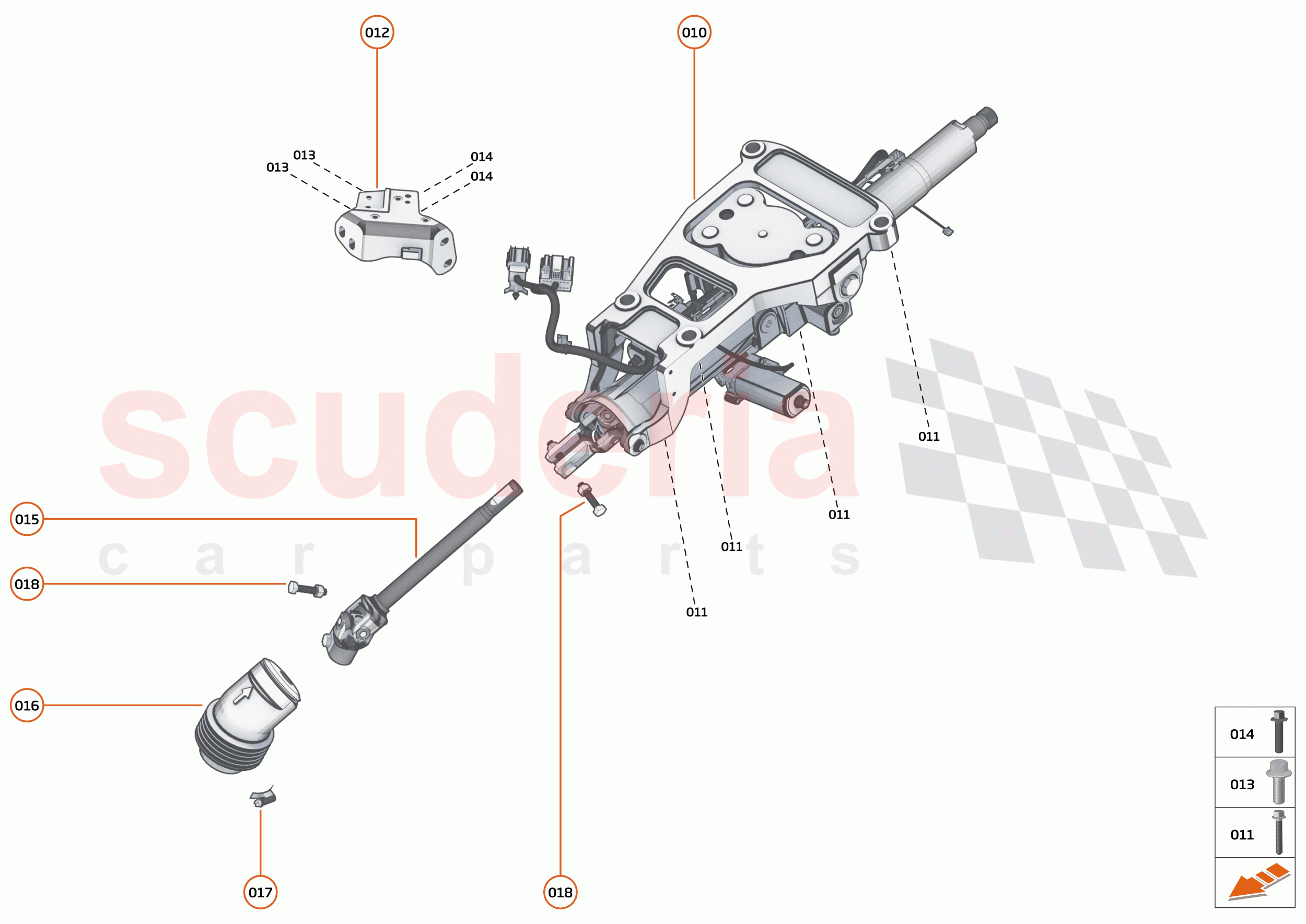 26 - STEERING - 26.4 - STEERING COLUMN - ELECTRIC of McLaren McLaren 720S Spider
