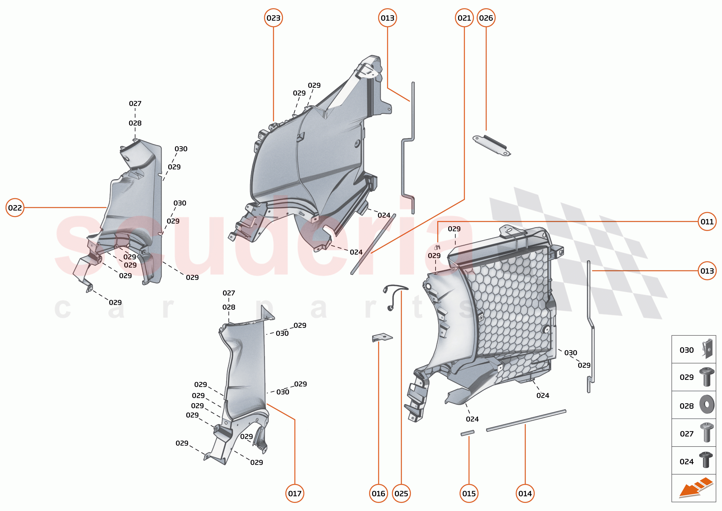14 - DUCTS, VENTS AND FLOORS - 14.2 - SIDE DUCTS AND VENTS of McLaren McLaren 750S Coupe