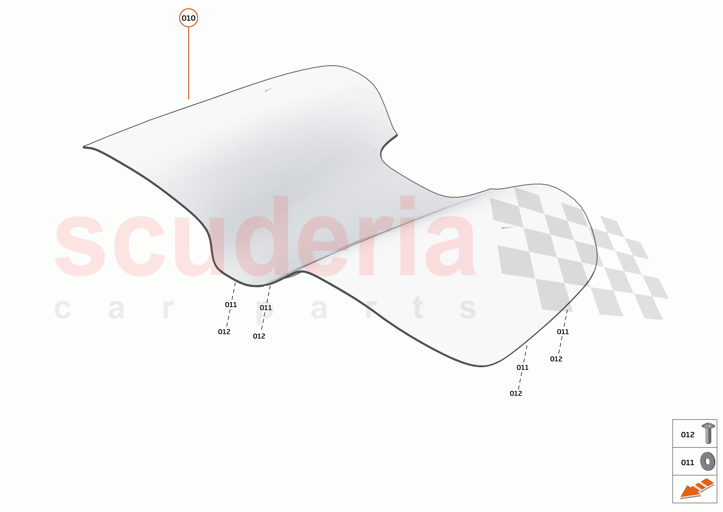 7 - CLOSURES - 7.3 - TAILGATE / ENGINE COVER STRUCTURE of McLaren McLaren Elva
