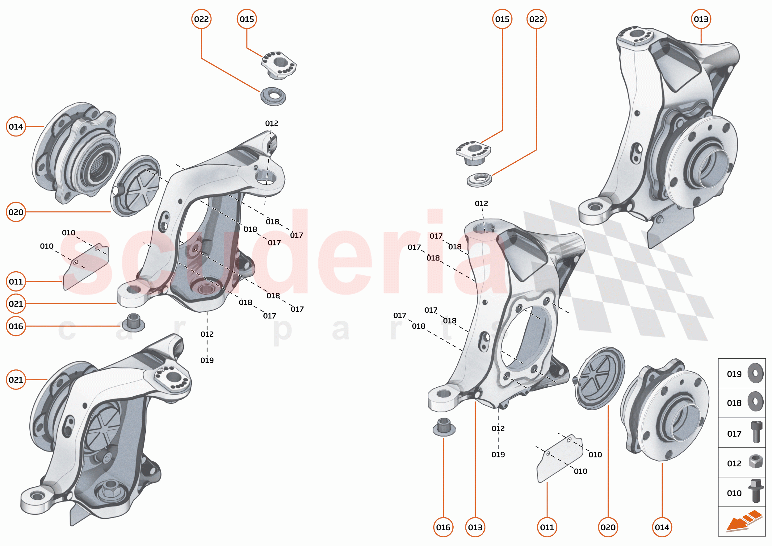 18 - SUSPENSION - FRONT - 18.2 - UPRIGHTS FRONT of McLaren McLaren 600LT Spider