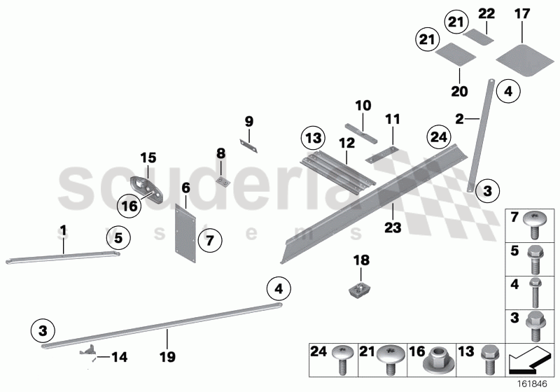 Various body parts of Rolls Royce Rolls Royce Phantom Drophead Coupe