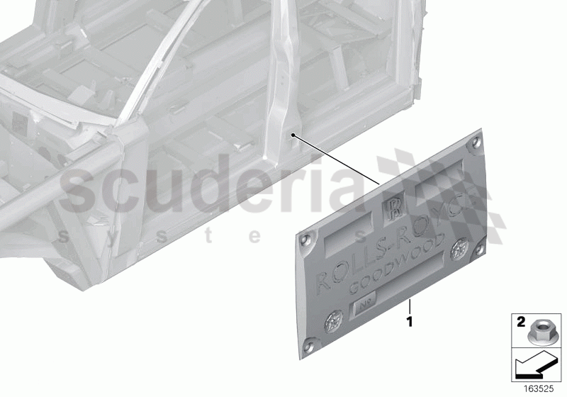 Vin Plate - Bespoke of Rolls Royce Rolls Royce Phantom Coupe
