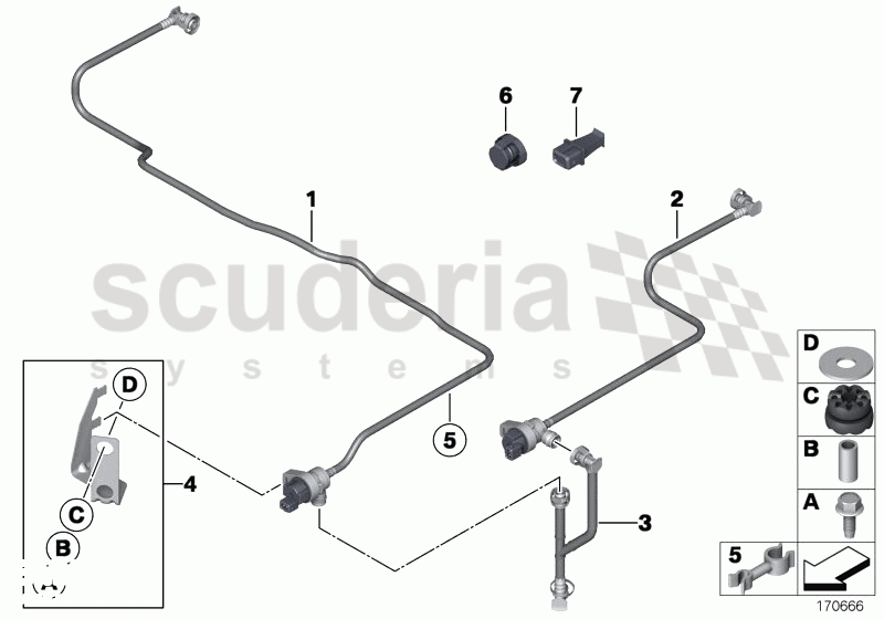 Injection system - tank ventilation of Rolls Royce Rolls Royce Phantom Extended Wheelbase