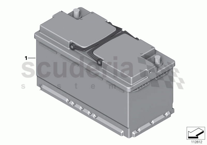 Genuine Rolls Royce battery, filled of Rolls Royce Rolls Royce Phantom Extended Wheelbase
