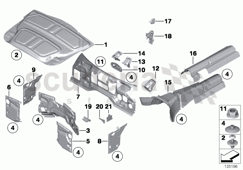 SOUND INSULATING FRONT of Rolls Royce Rolls Royce Phantom